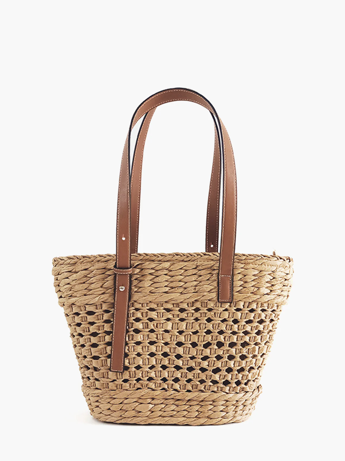 Large Capacity Beach Tote Basket Bag - Image 3
