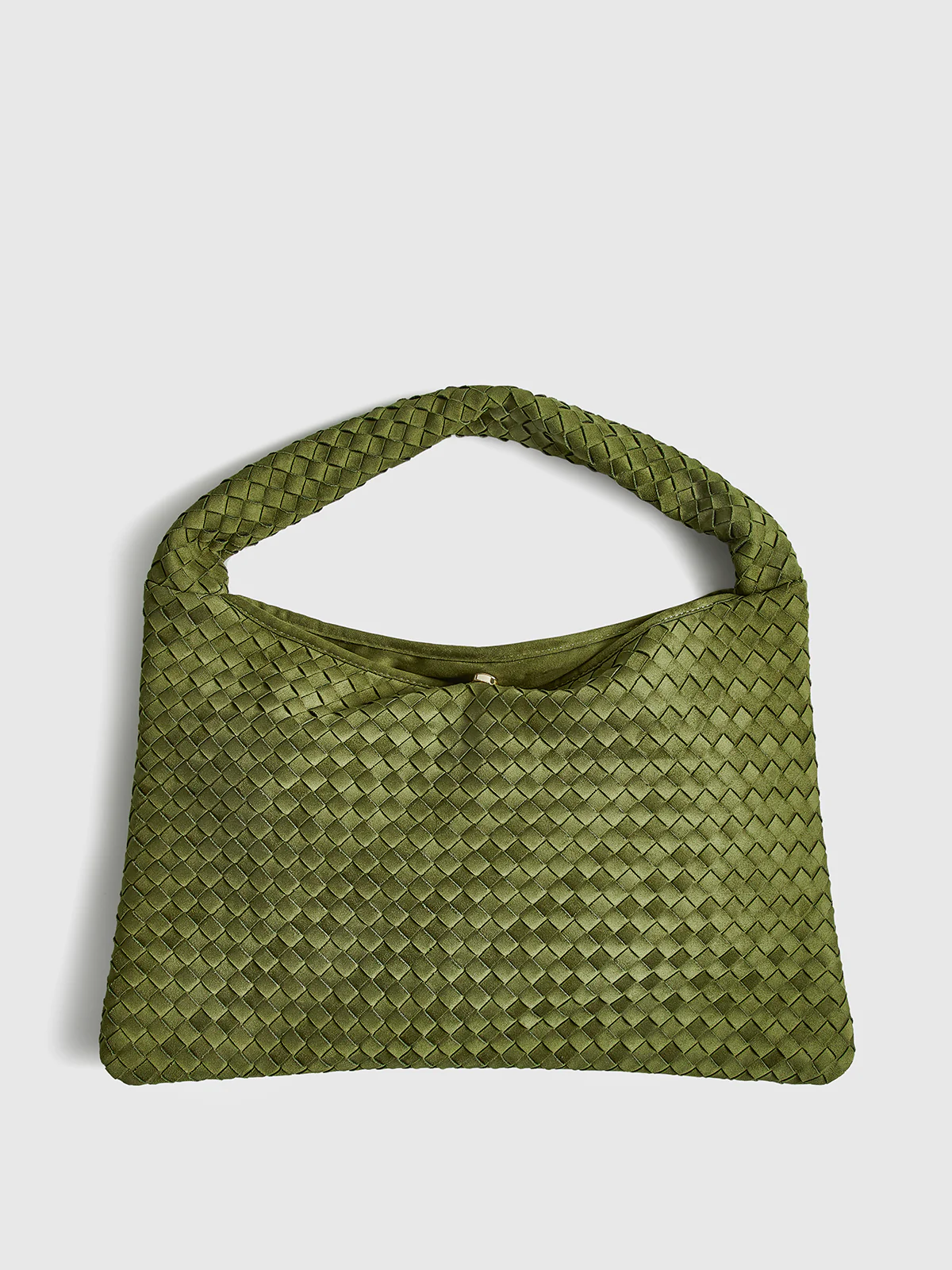 Large Capacity Suede Woven Bag - Image 2