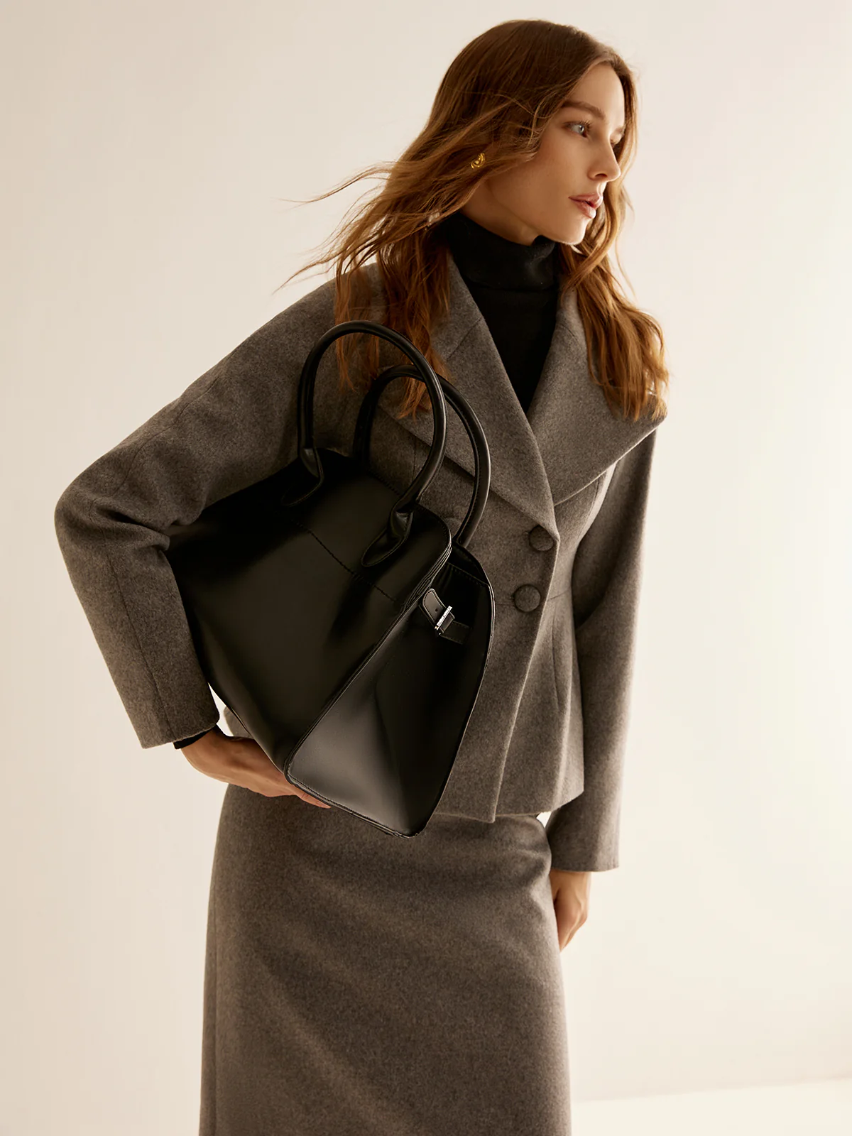 Large Capacity Top Handle Tote Bag - Image 5