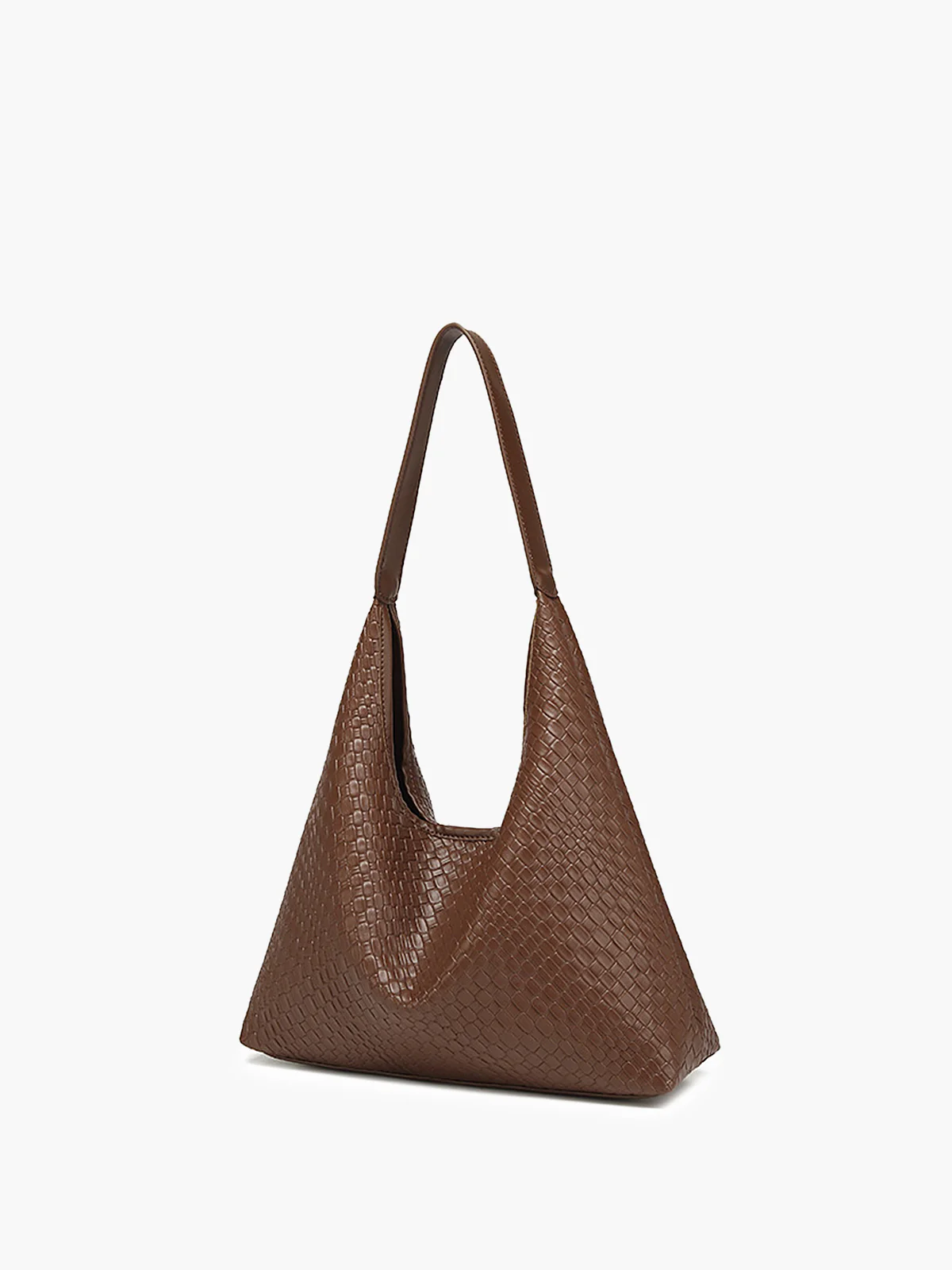 Large Capacity Woven Shoulder Bag - Image 3