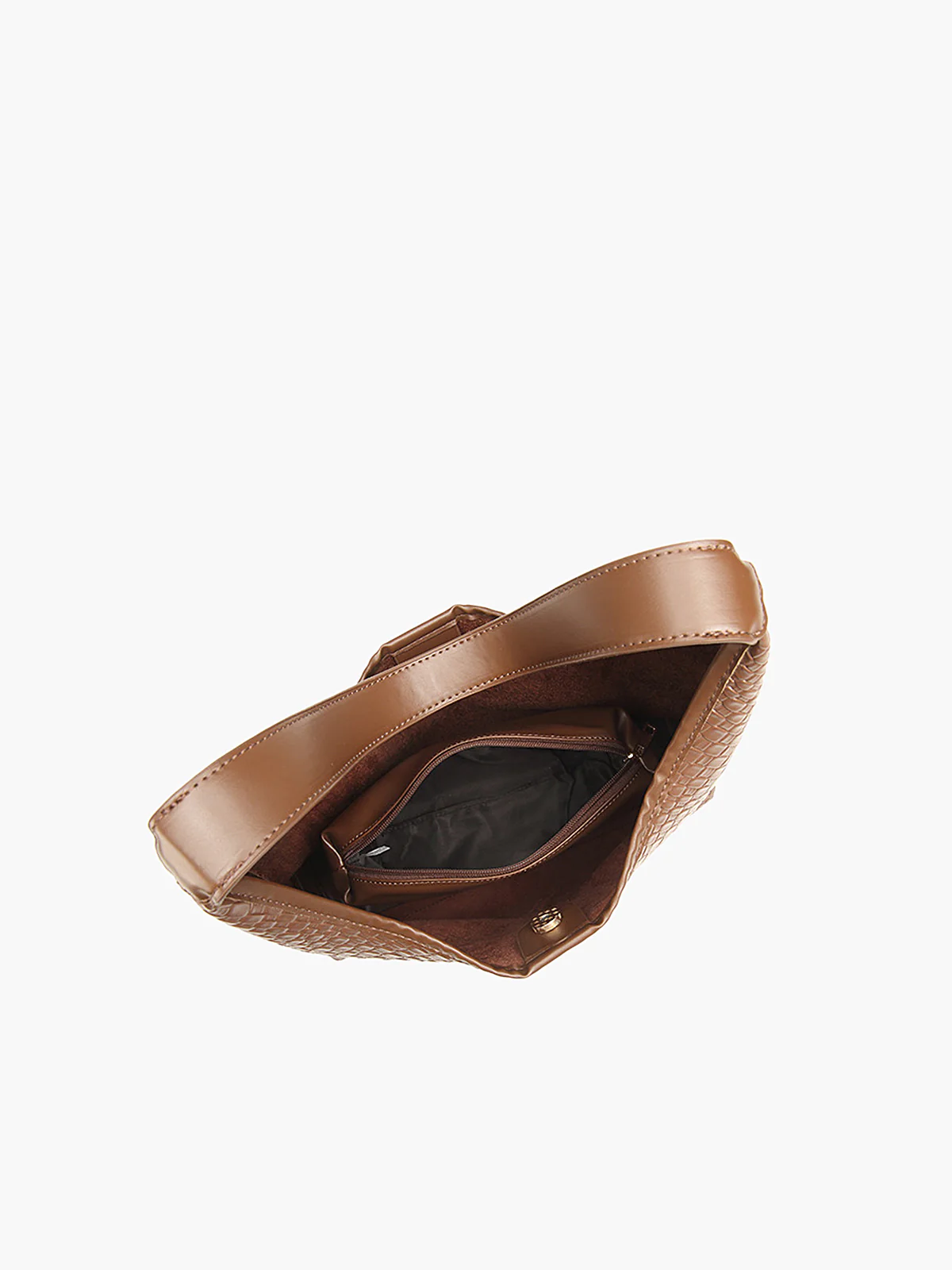 Large Capacity Woven Shoulder Bag - Image 4