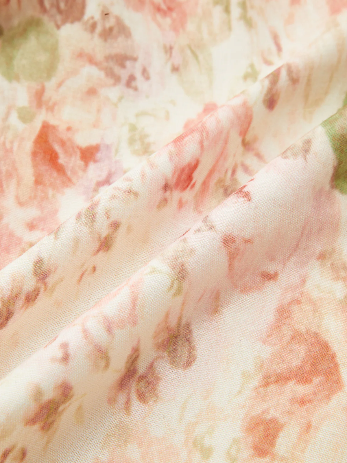 Leg-Of-Mutton Sleeve Floral Print Belted Maxi Dress - Image 4