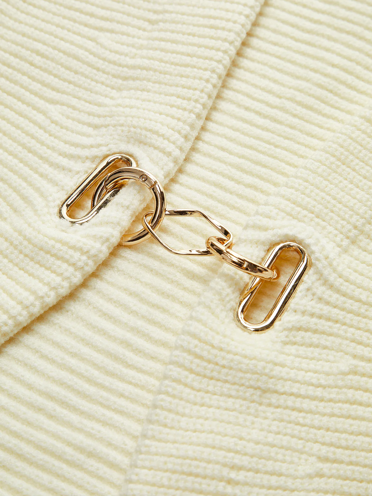 Leg-Of-Mutton Sleeve Metal Cardigan - Image 8