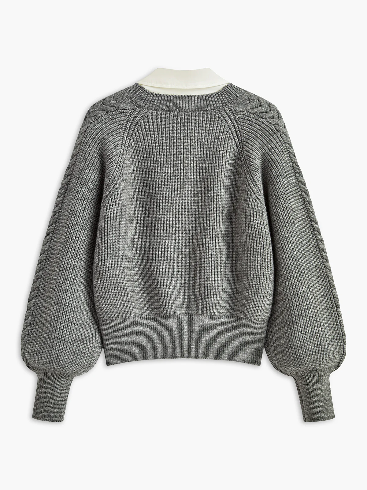 Leisure Contrast Collar Knit Top - Image 2