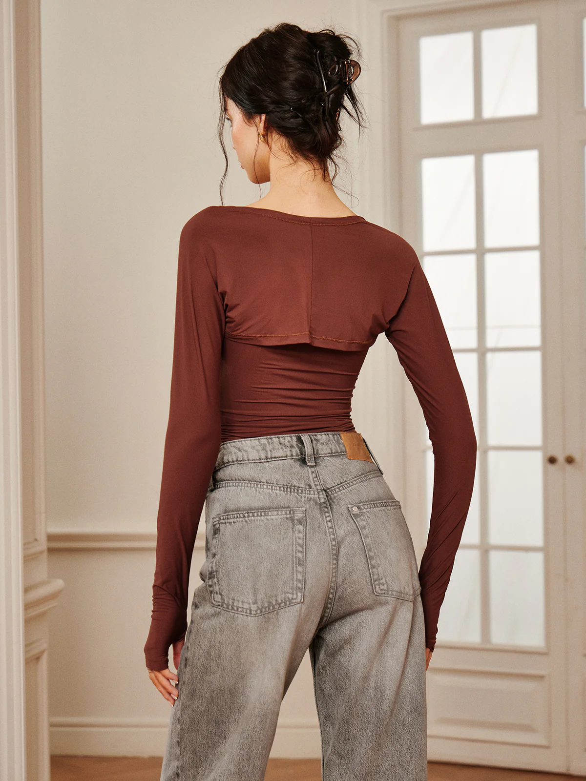 Leisure Long Sleeve Shawl - Image 2