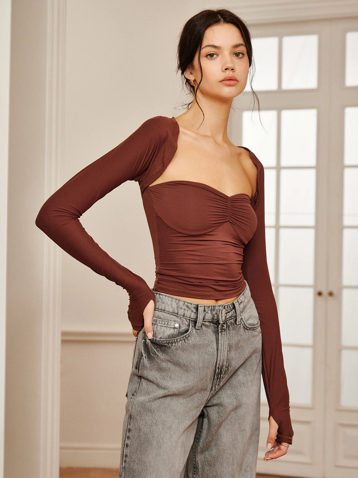 Leisure Long Sleeve Shawl - Image 5