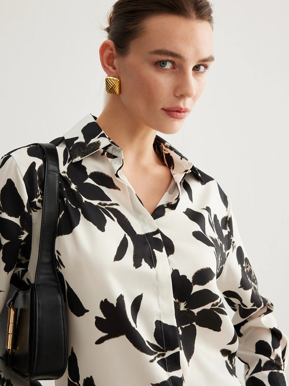 Leisure Printed Lapel Thin Shirt - Image 5