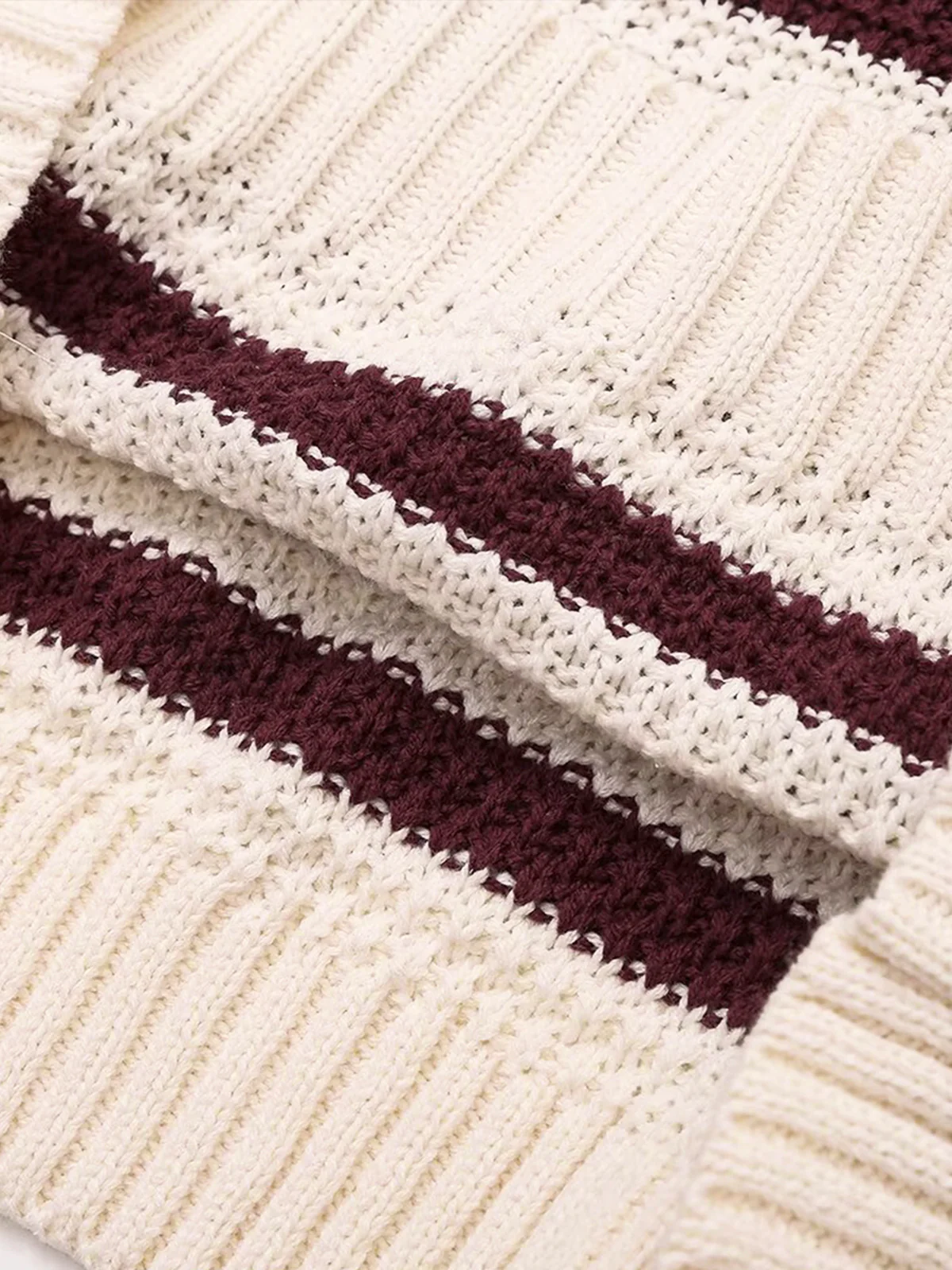 Leisure Striped Sweater Vest - Image 4