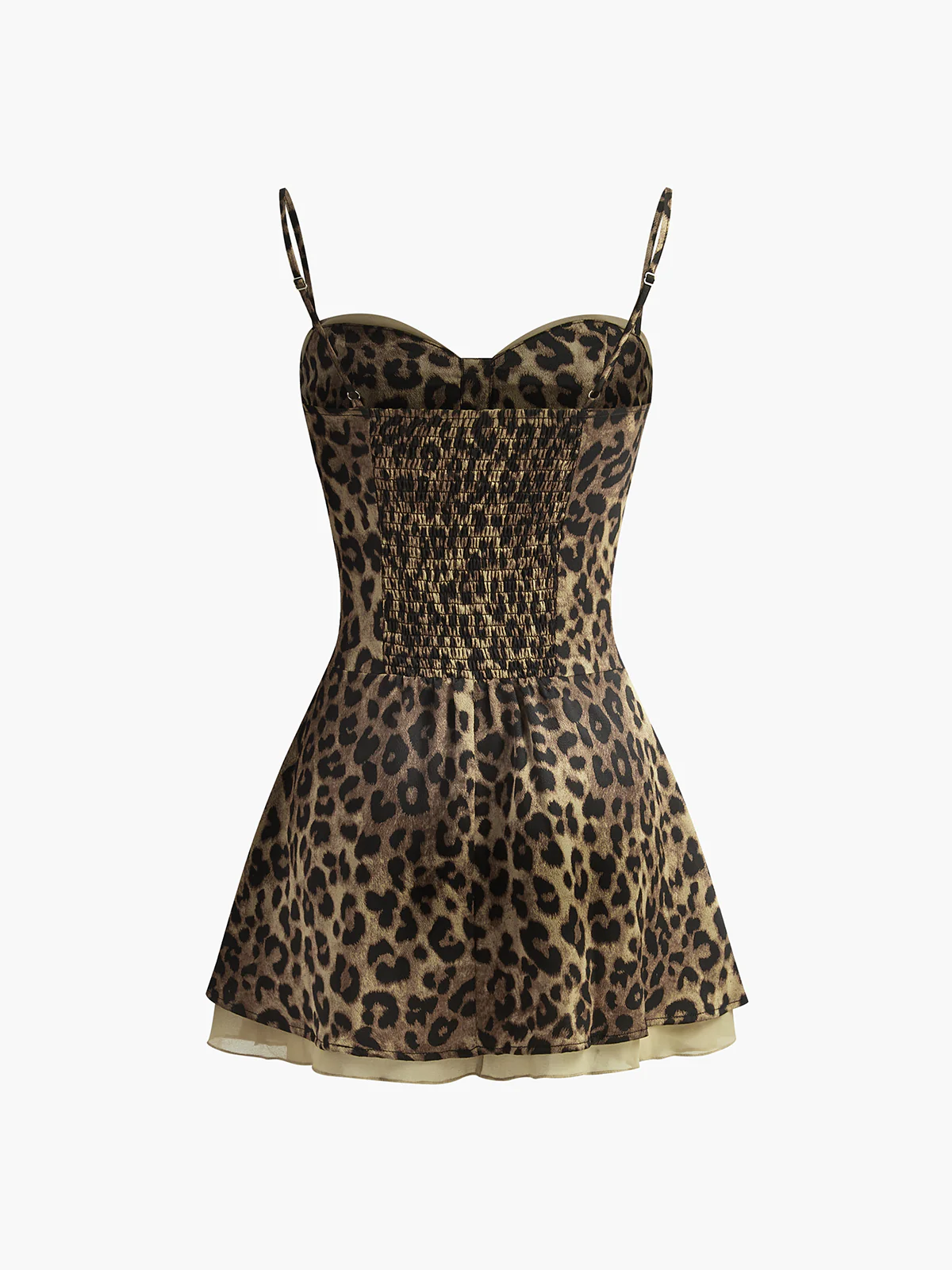 Leopard Print Cami Short Dress - Image 4