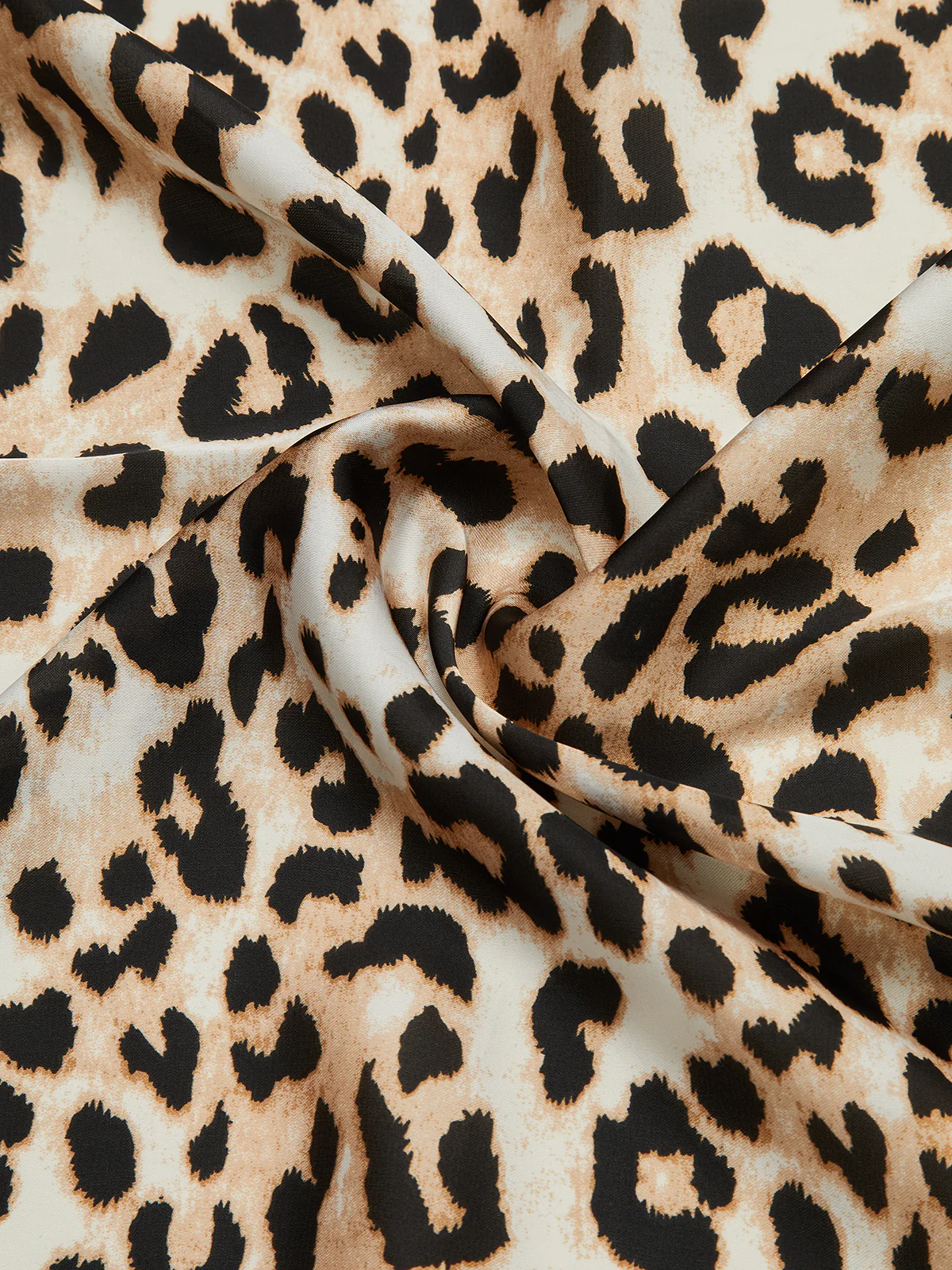 Leopard Print Square Scarf - Image 4