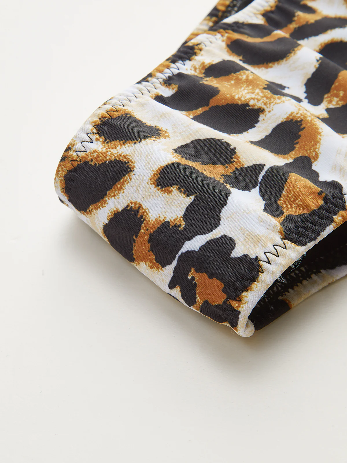 Leopard Print Tie-Side Bikini Bottom - Image 4