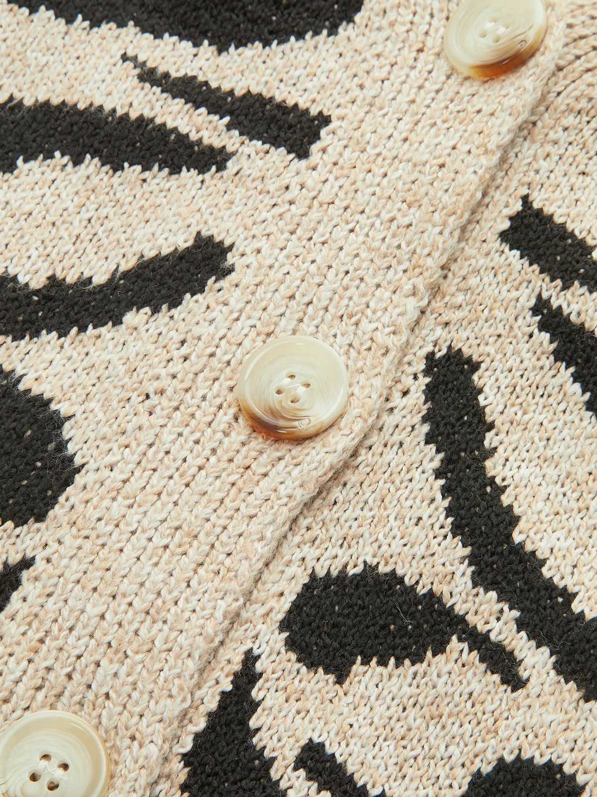 Leopard Print Wool Blend Sweater Vest - Image 3