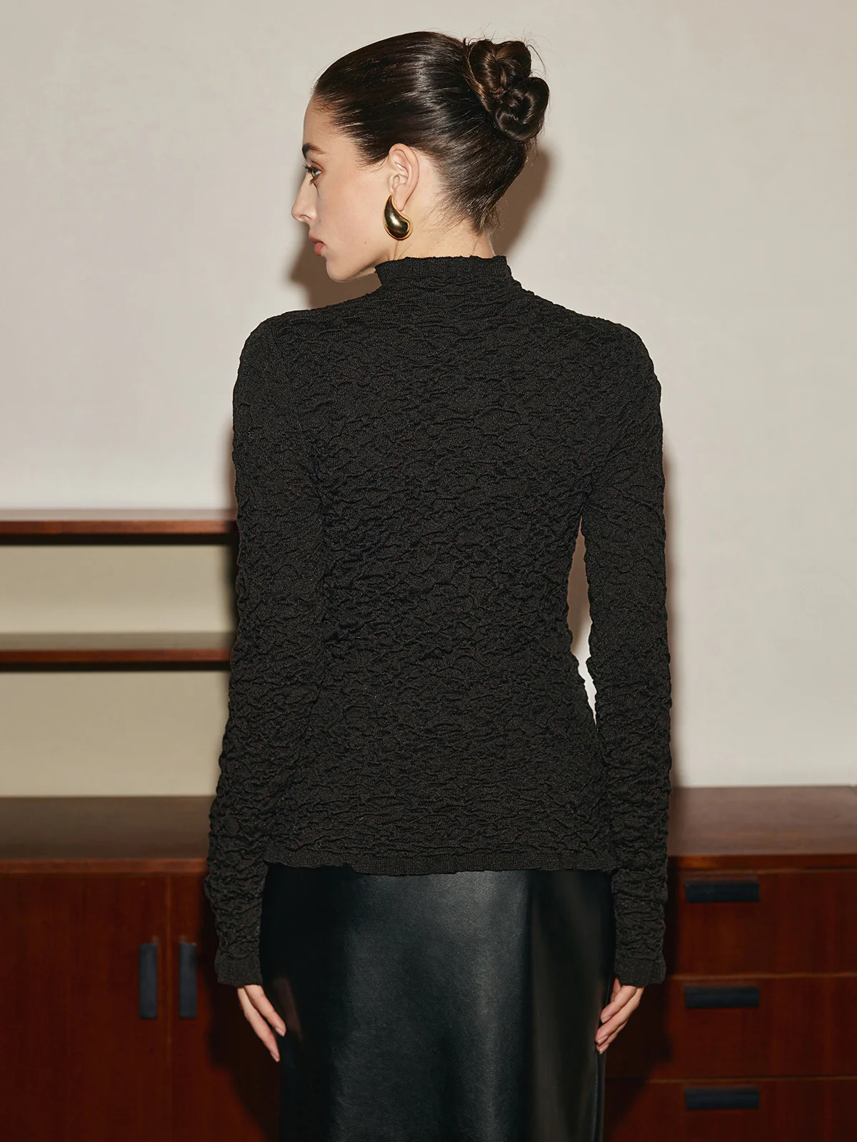 Lettuce Trim Crinkle Sweater - Image 7
