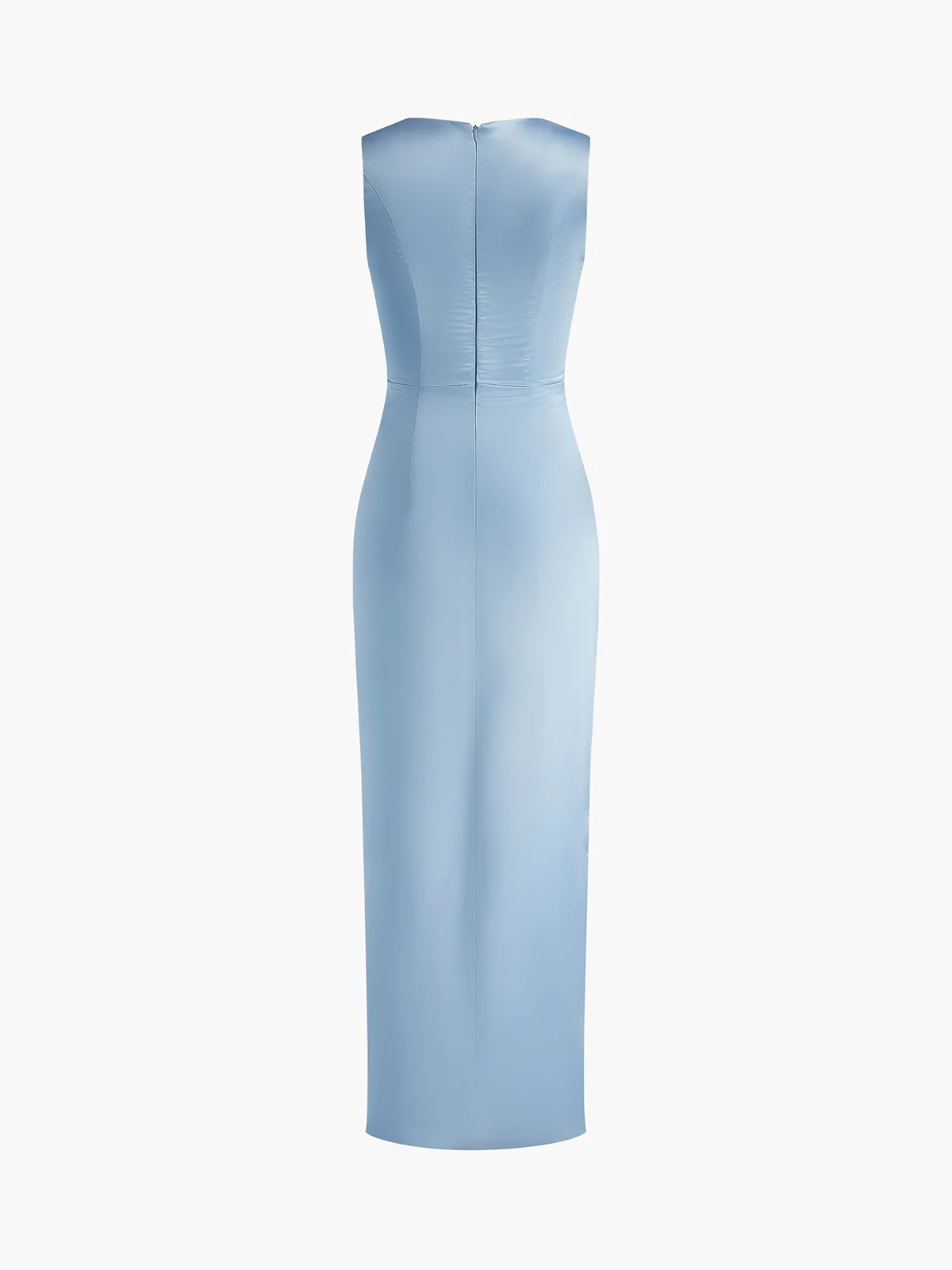 Lettuce Trim Split Tank Long Dress - Image 2