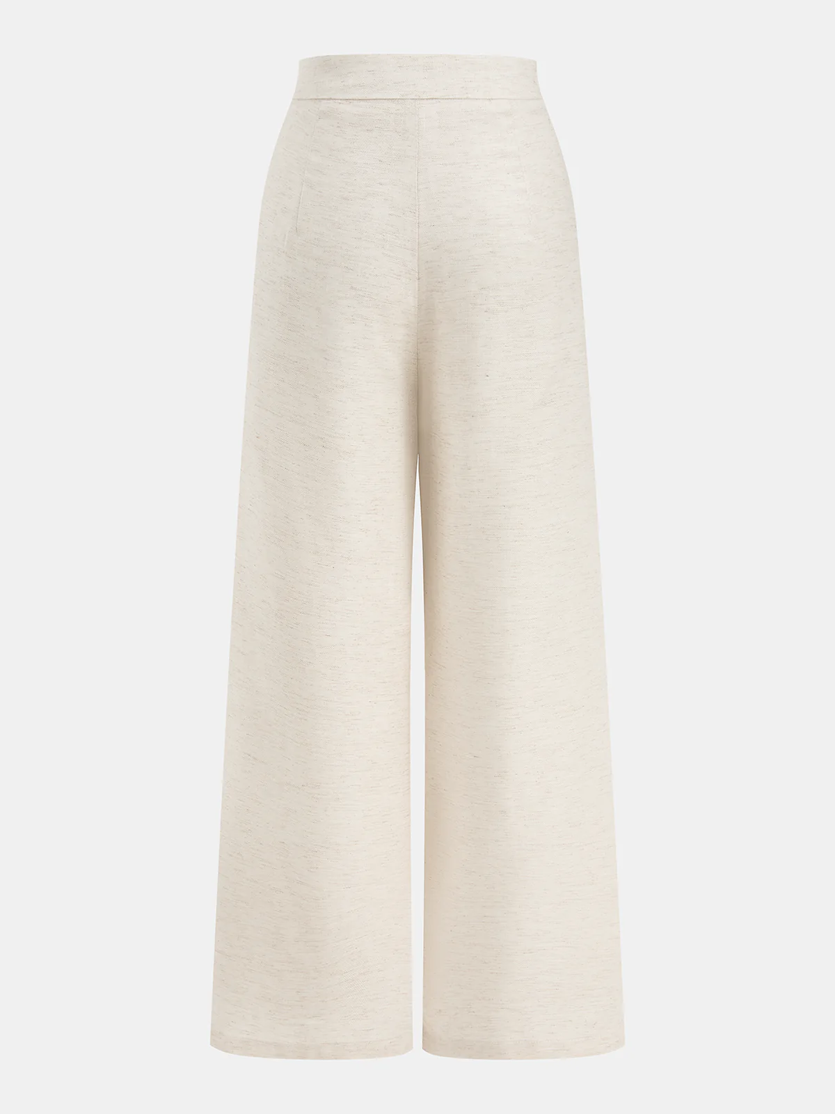 Linen Blend Halter Buttoned Top & Pants Set - Image 5