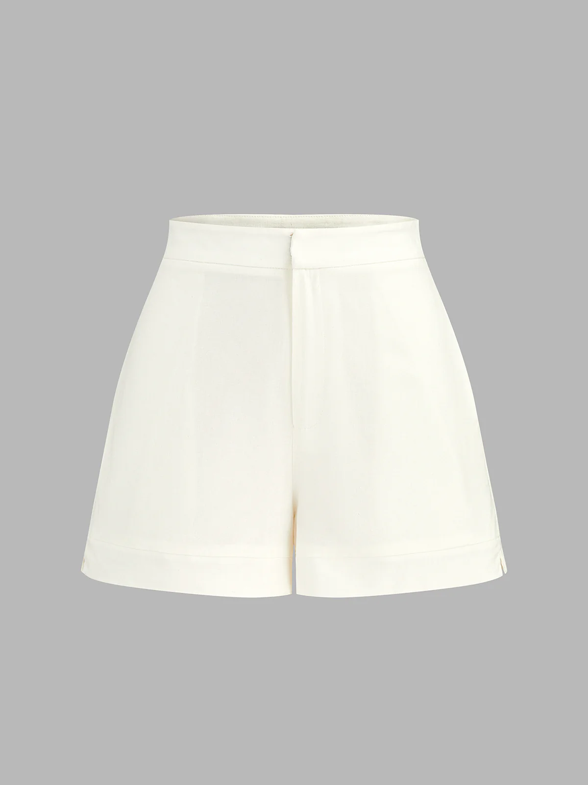 Linen Blend Metal Detail Cami Top & Shorts Set - Image 5