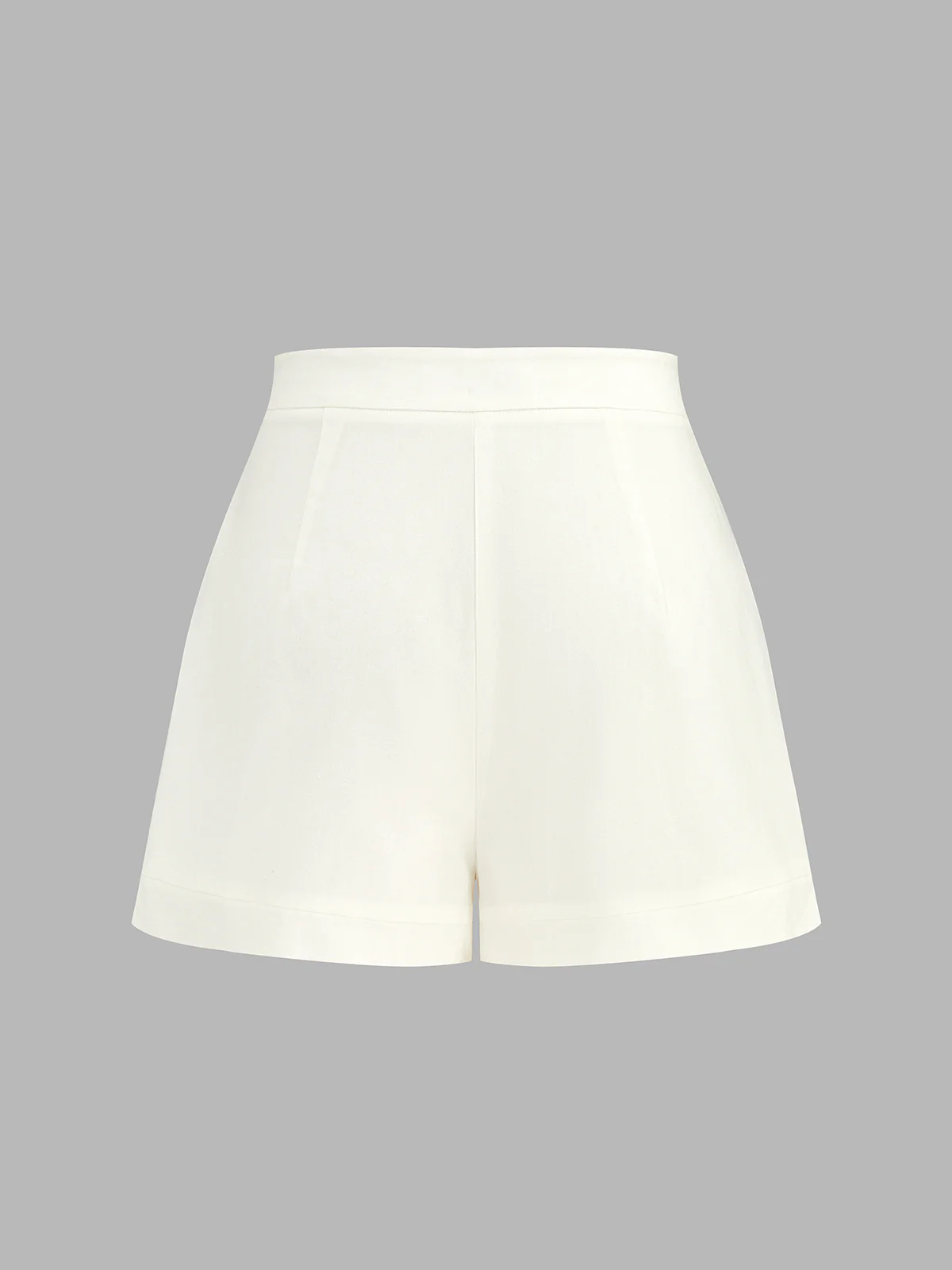 Linen Blend Metal Detail Cami Top & Shorts Set - Image 6
