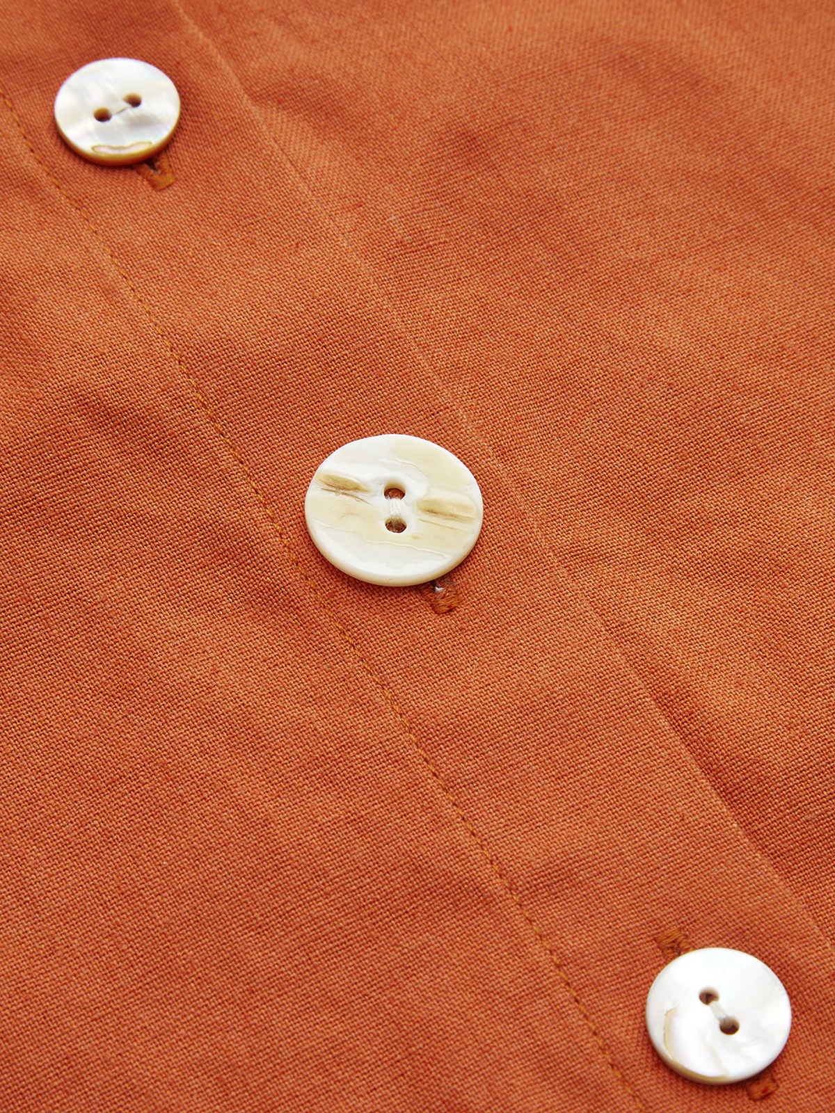 Linen Blend Shirt & Layered Hem Shorts Set - Image 6