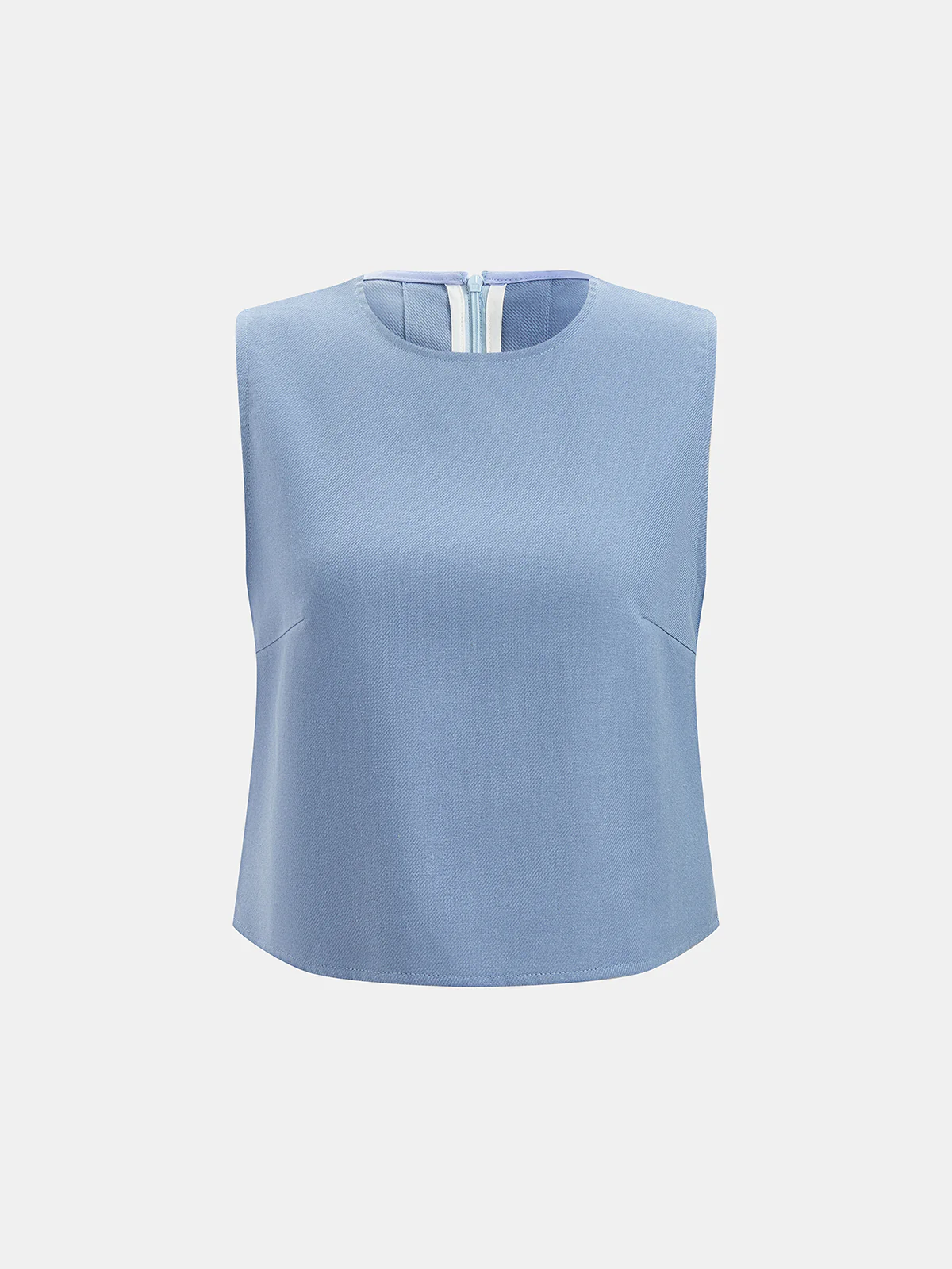 Linen-Blend Sleeveless Top & Pants Set - Image 2