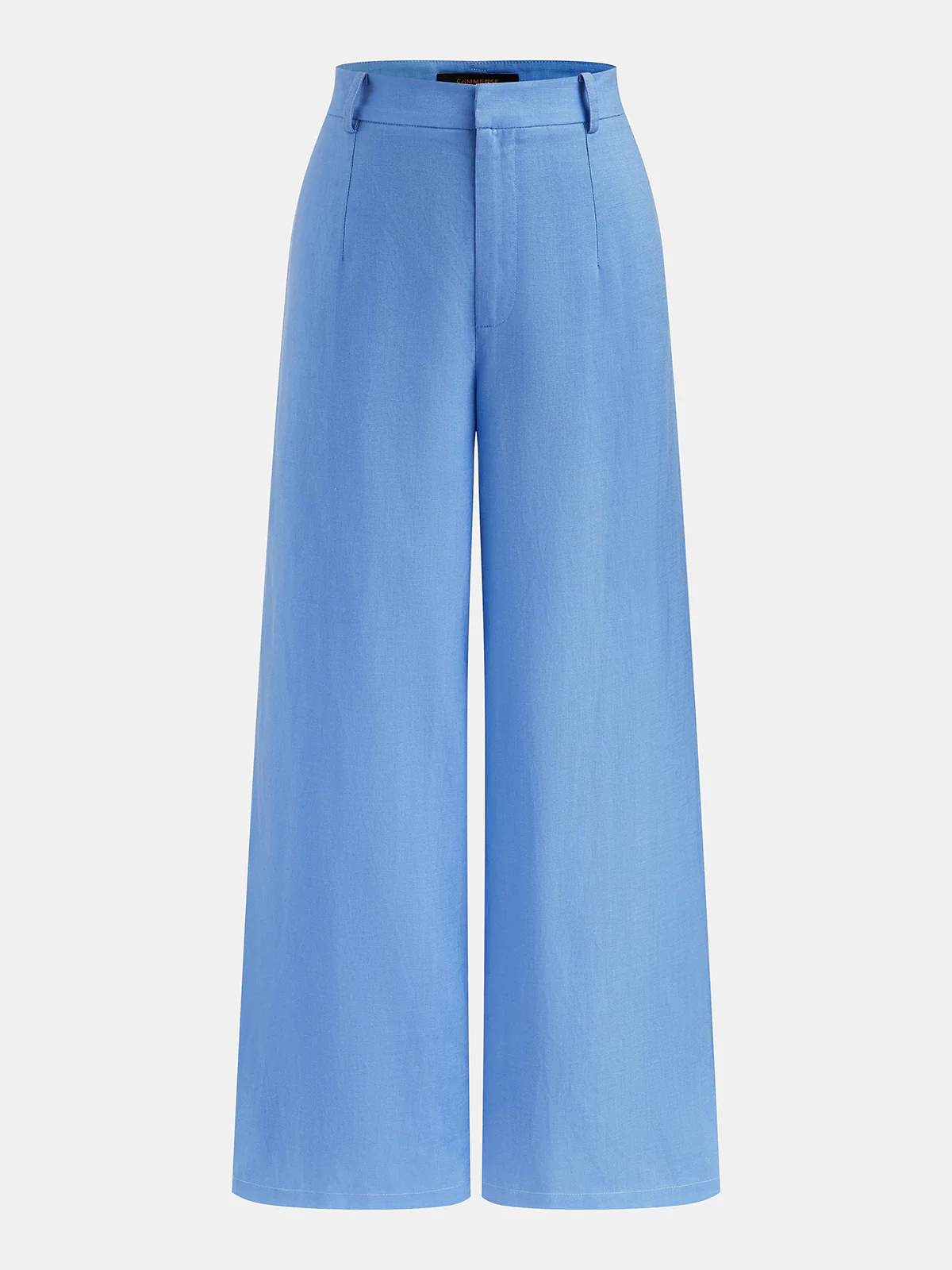 Linen-Blend Strapless Peplum Top & Pants Set - Image 4