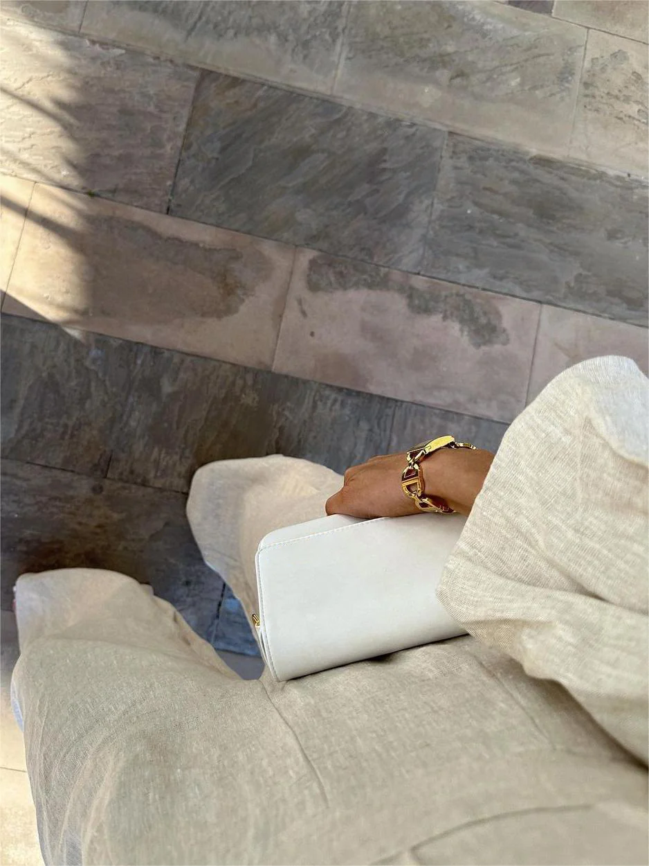 Linen Blends Puff Sleeve Jumpsuit - Image 4
