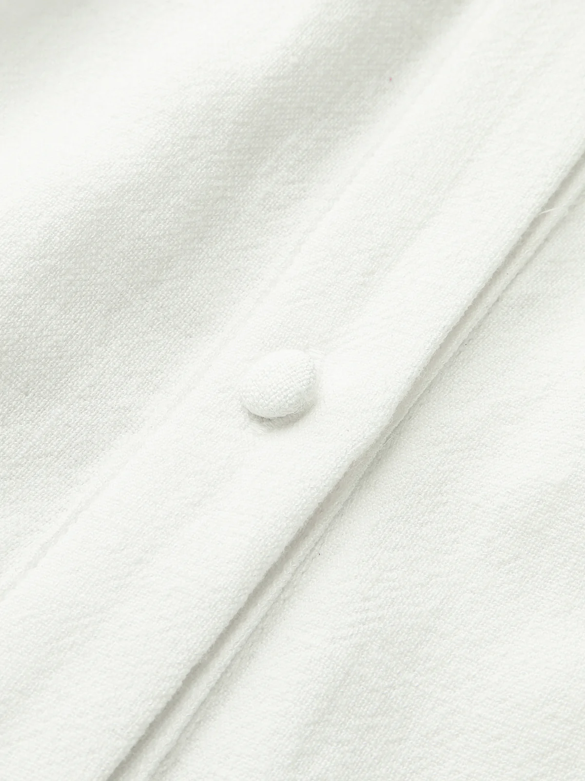 Linen & Cotton Embroidered Belted Mini Dress - Image 6