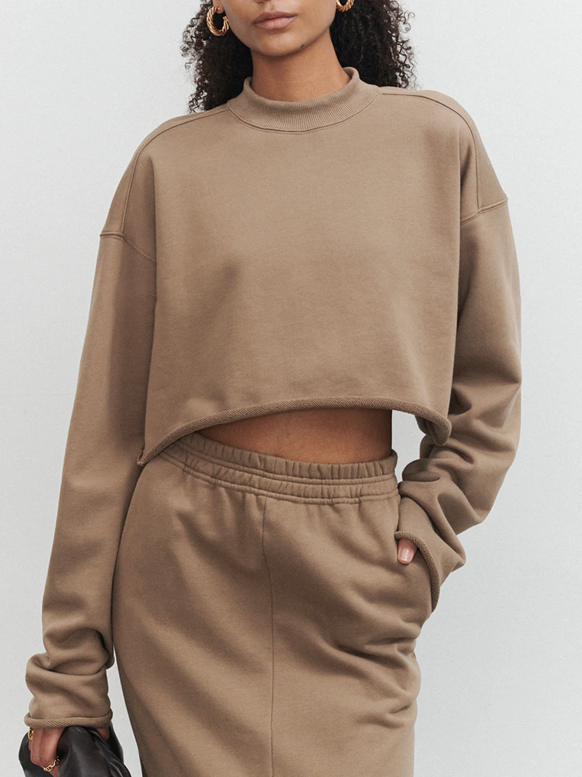 Live It Up Crop Sweatshirt - Image 2