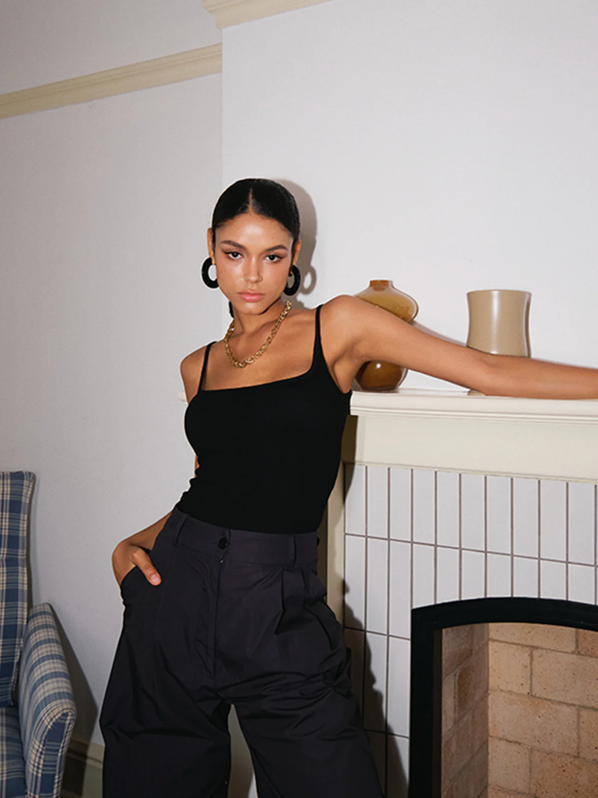 Low Cut Cami Top - Image 2