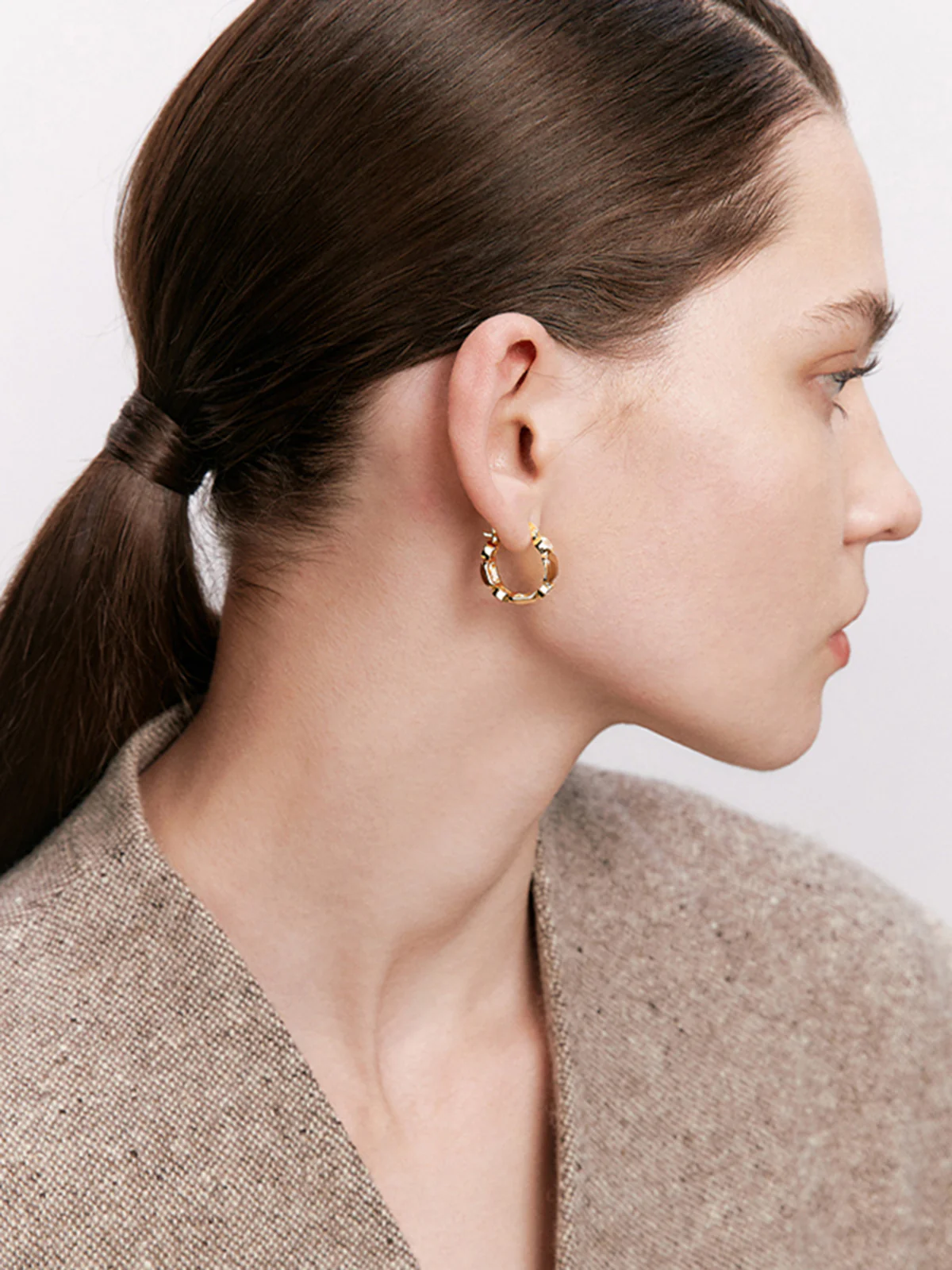 Luxury Rhinestone Hoop Earrings - Image 3