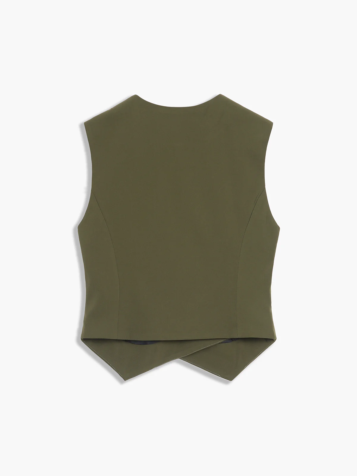 Made For You Asymmetric Buttoned Vest - Image 2