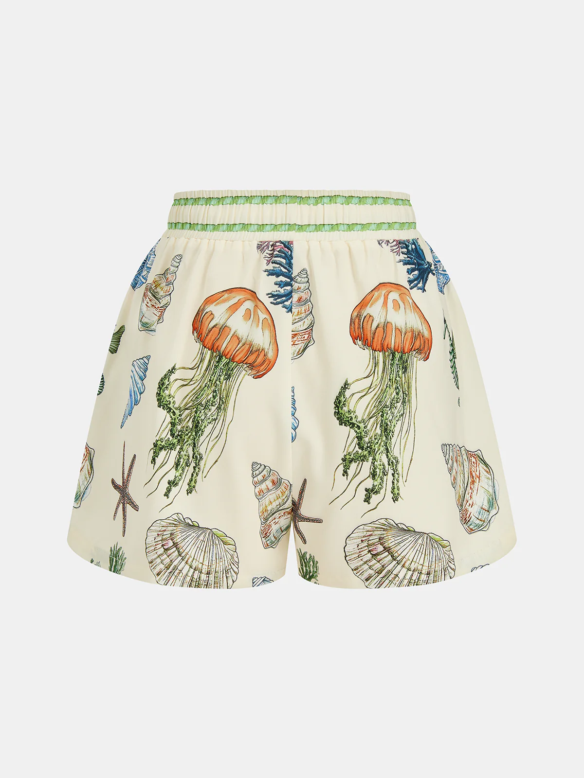 Marine Print Shirt & Drawstring Shorts Set - Image 8