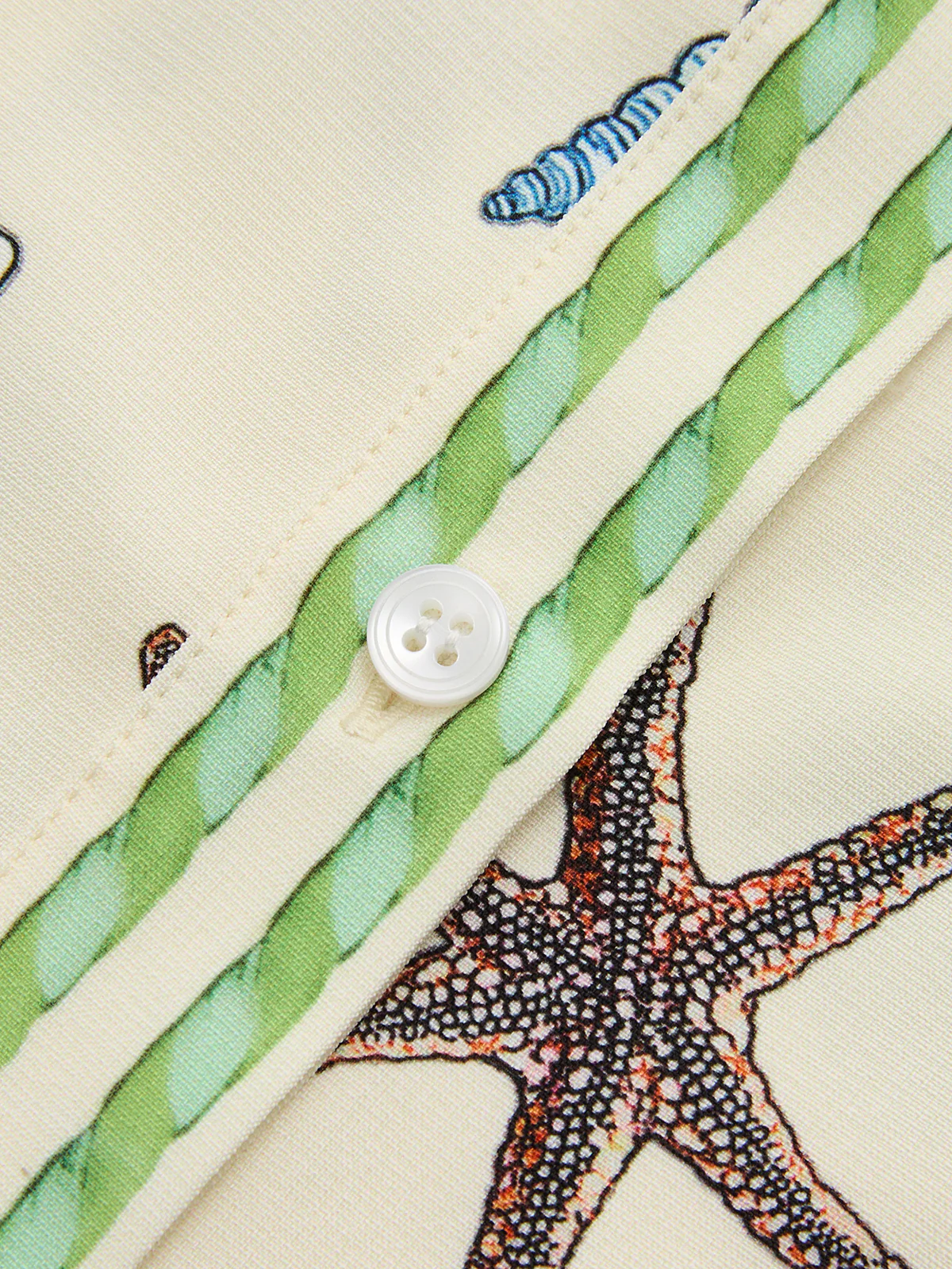 Marine Print Shirt & Drawstring Shorts Set - Image 9