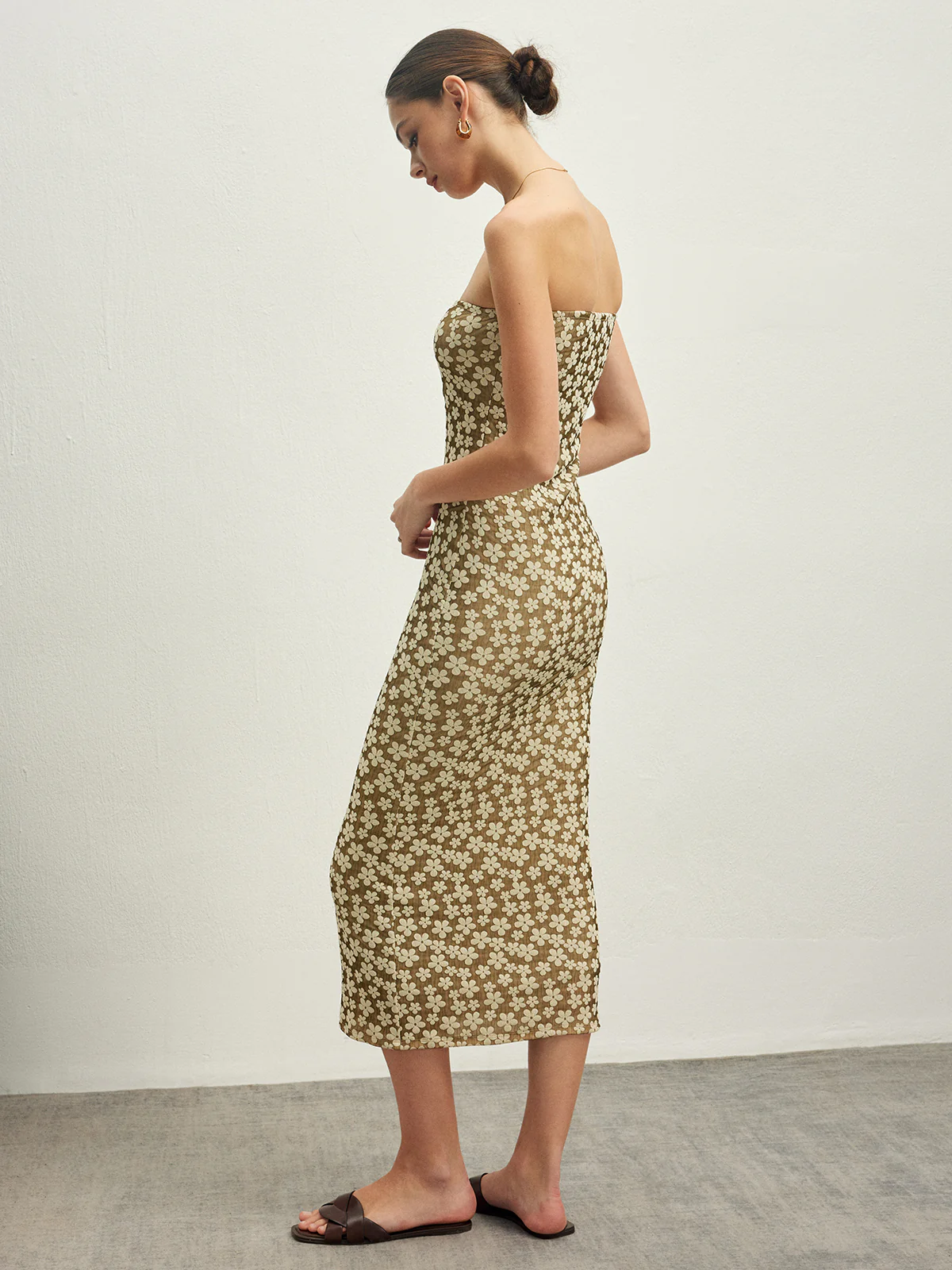 Mechanism Knitting Floral Tube Dress - Image 6