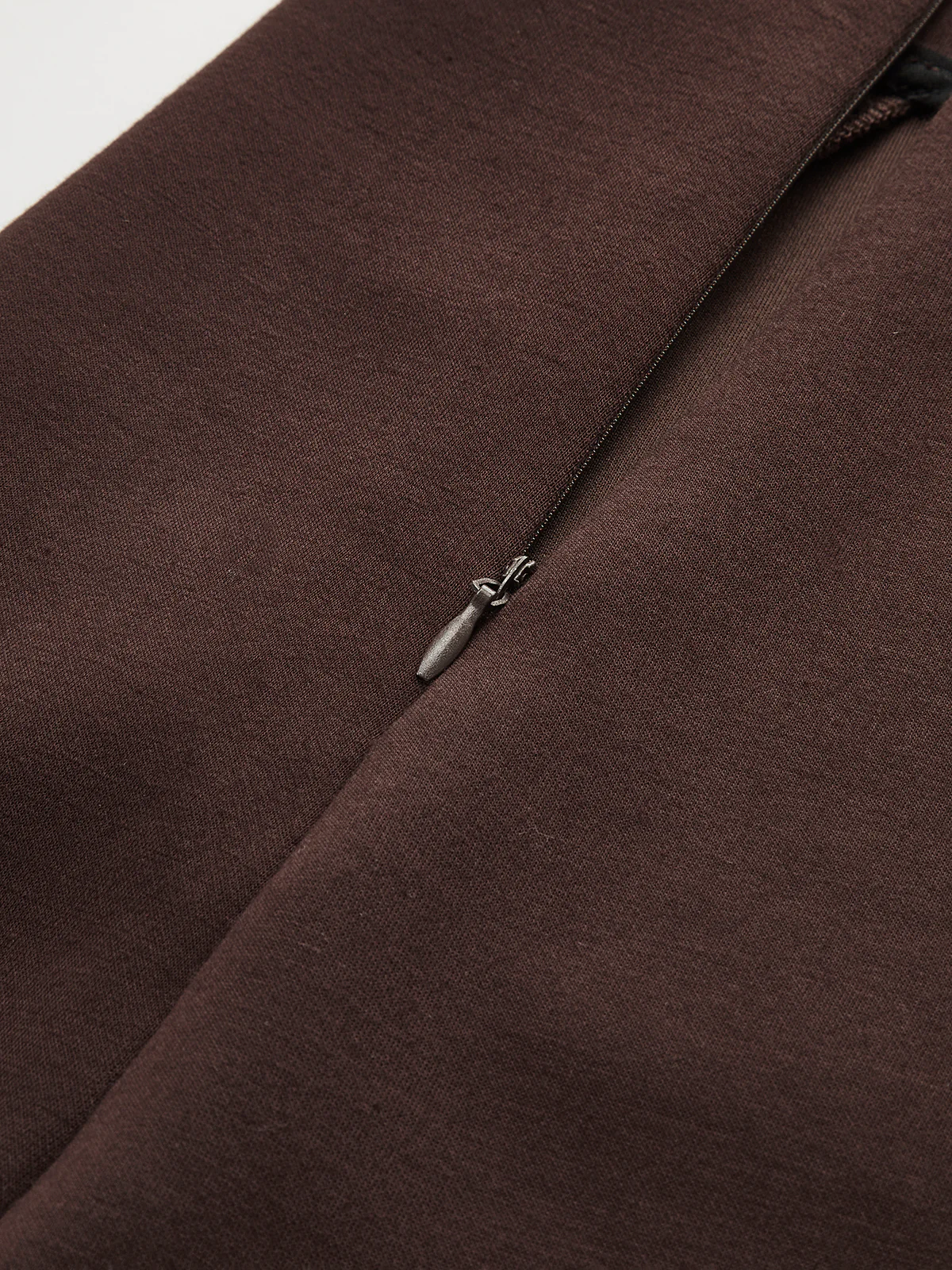 Wave-Hem Air-Layer Midi Skirt - Image 4
