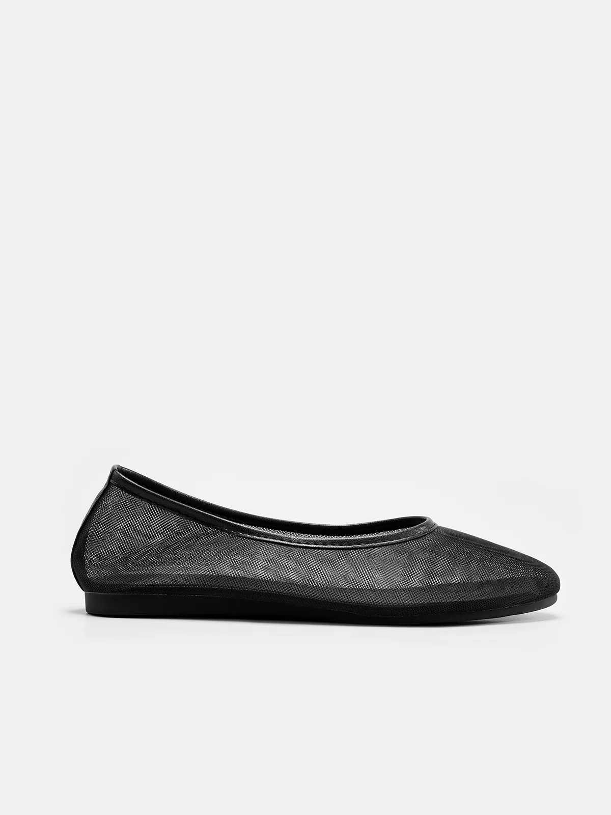 Mesh Round Toe Ballet Flats - Image 2