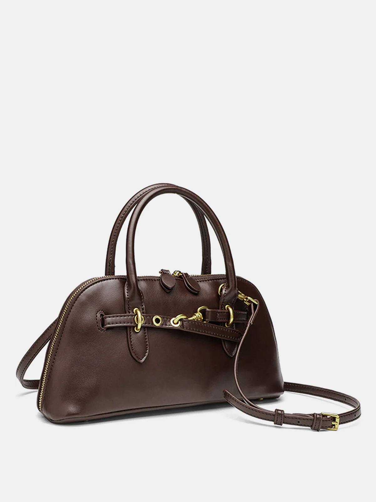 Metal Accent Vintage Shell Bag - Image 3