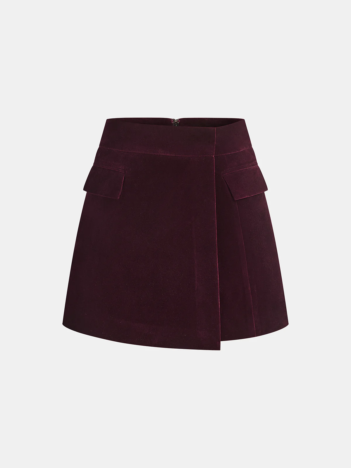 Metal Buckle Corduroy Jacket & Mini Skirt Set - Image 4