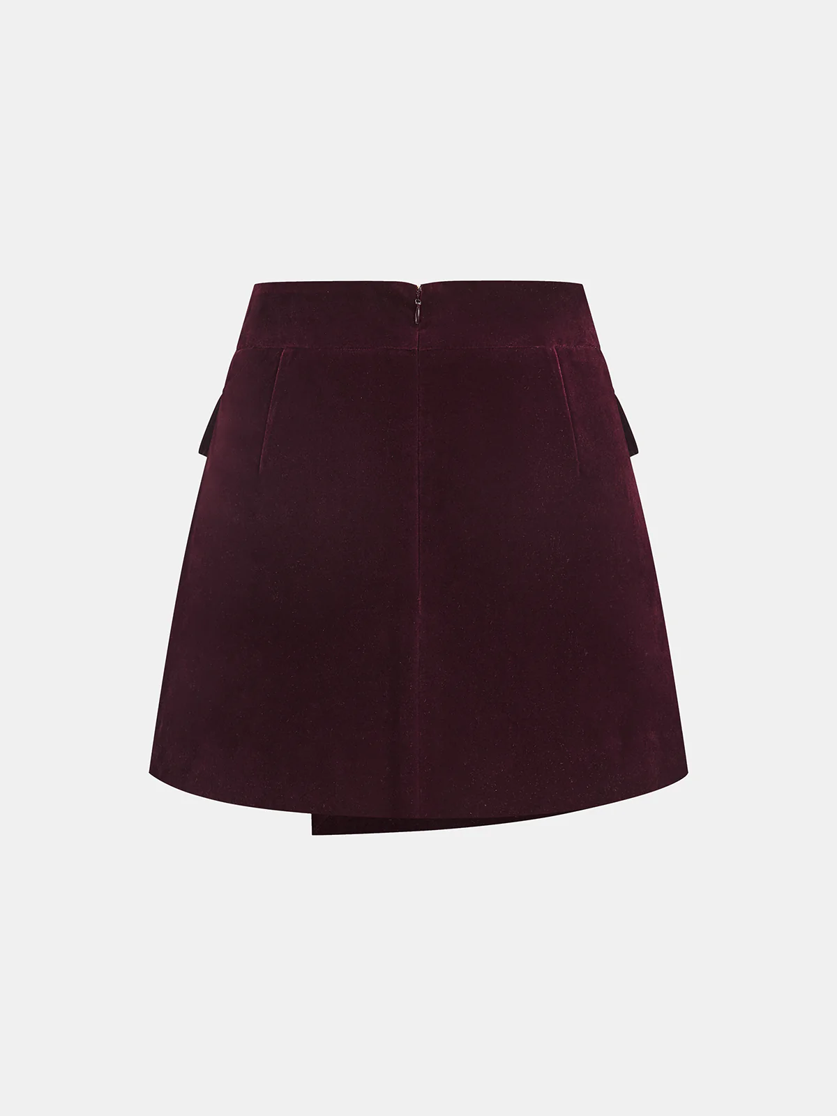 Metal Buckle Corduroy Jacket & Mini Skirt Set - Image 5