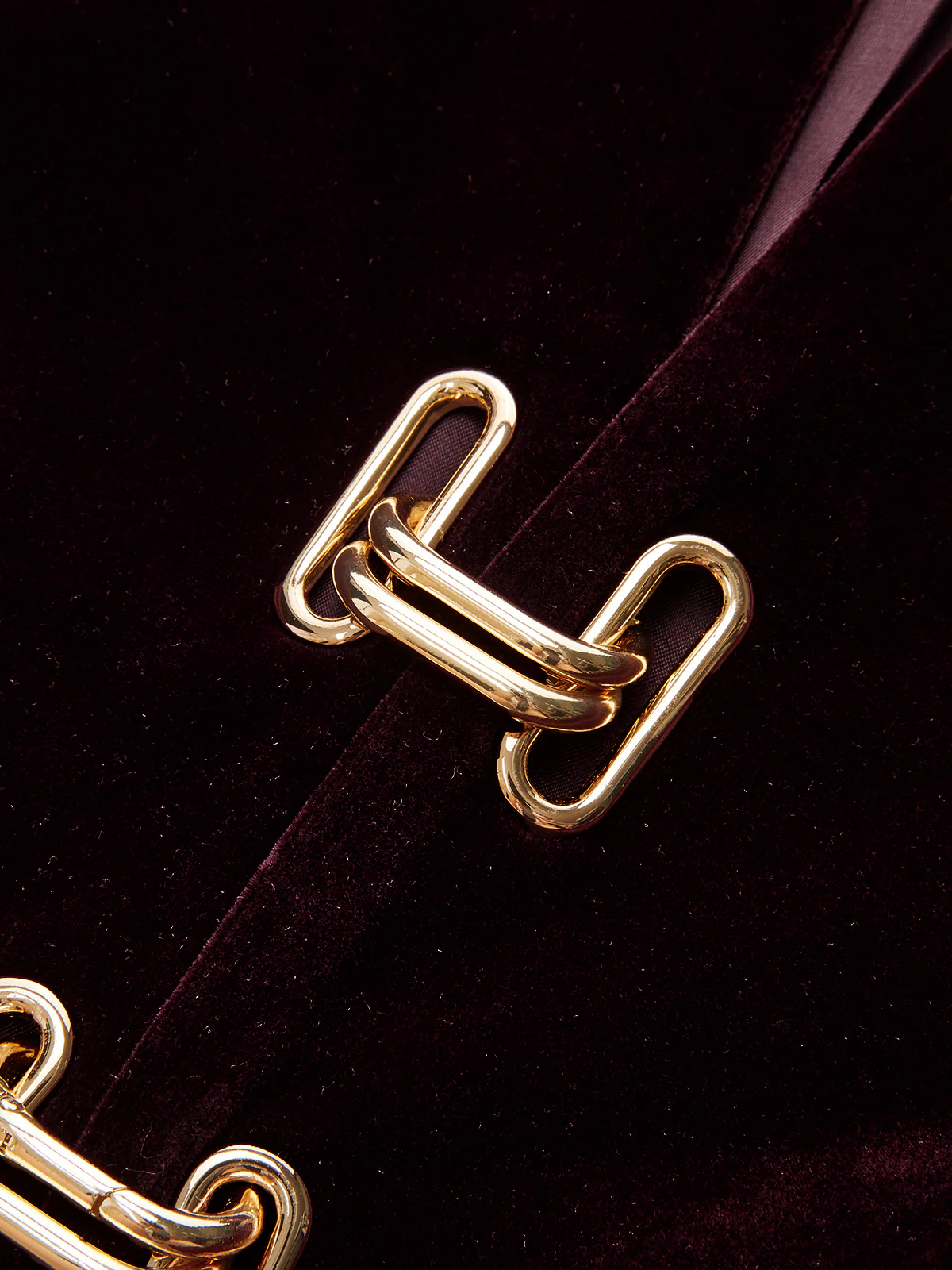 Metal Buckle Corduroy Jacket & Mini Skirt Set - Image 7