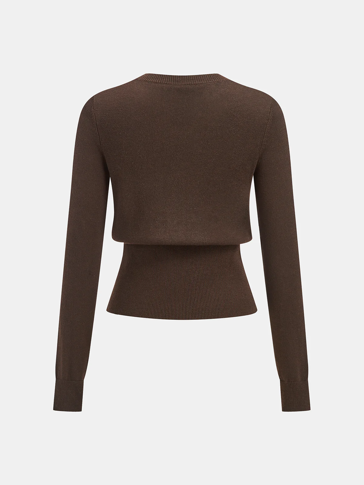 Metal Button Knit Cardigan - Image 2
