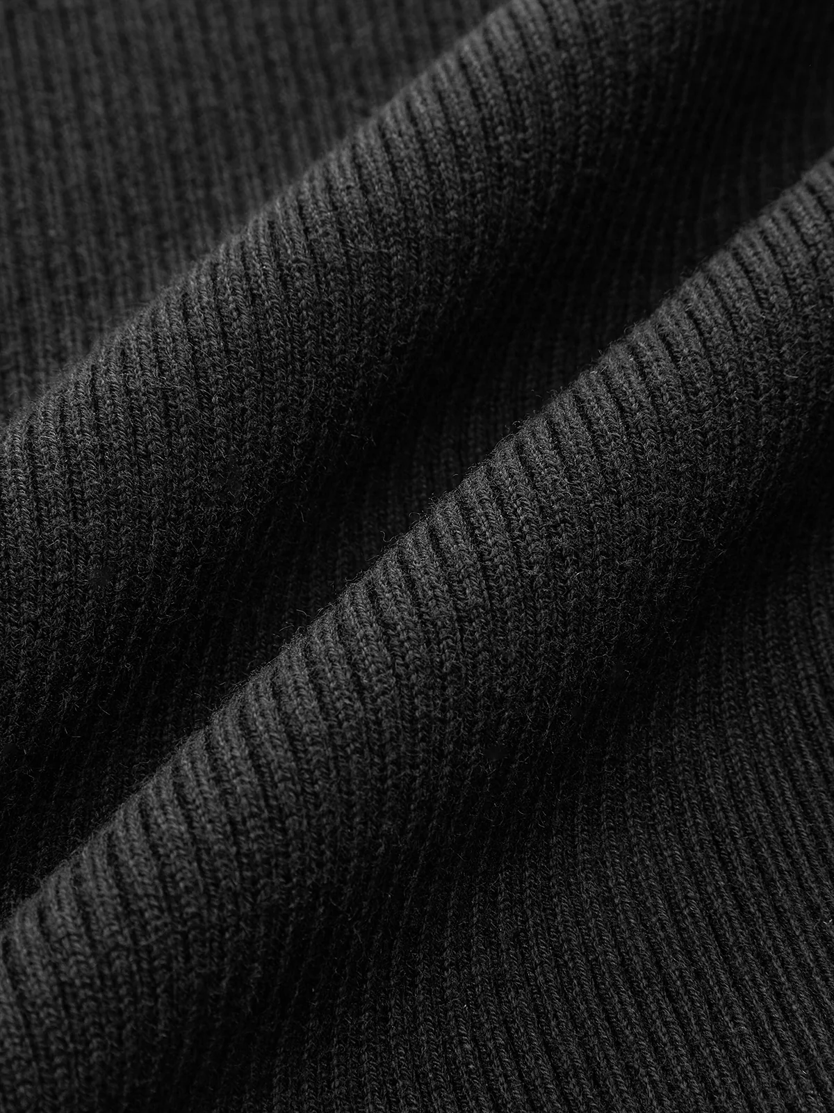 Metal Button Peplum Wool Knit Top - Image 5