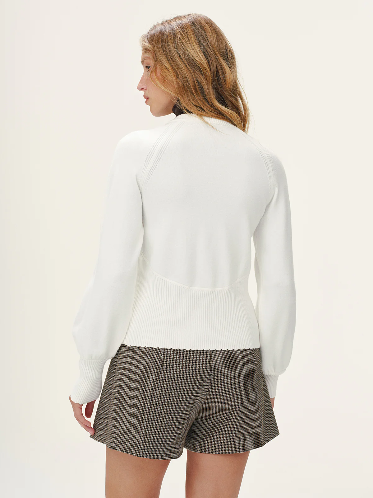 Metal Button Scalloped Edge Cardigan - Image 5