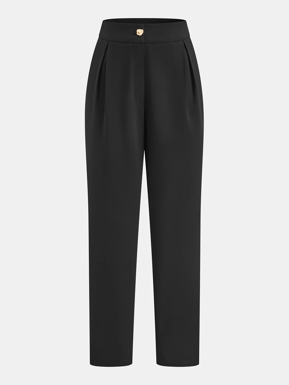 Metal Button Sleeveless Top & Pants Set - Image 4