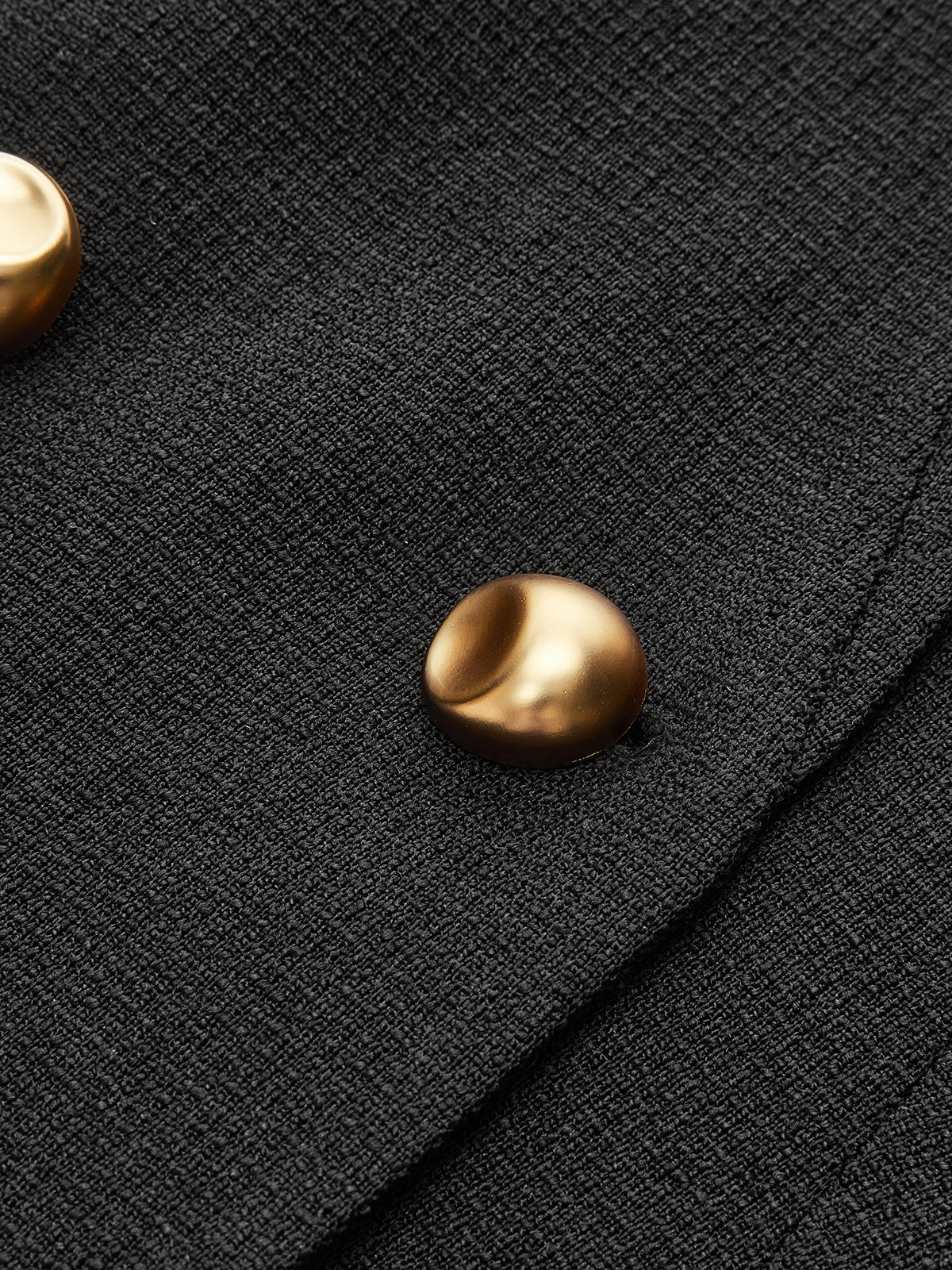 Metal-Button Tailored Vest - Image 3