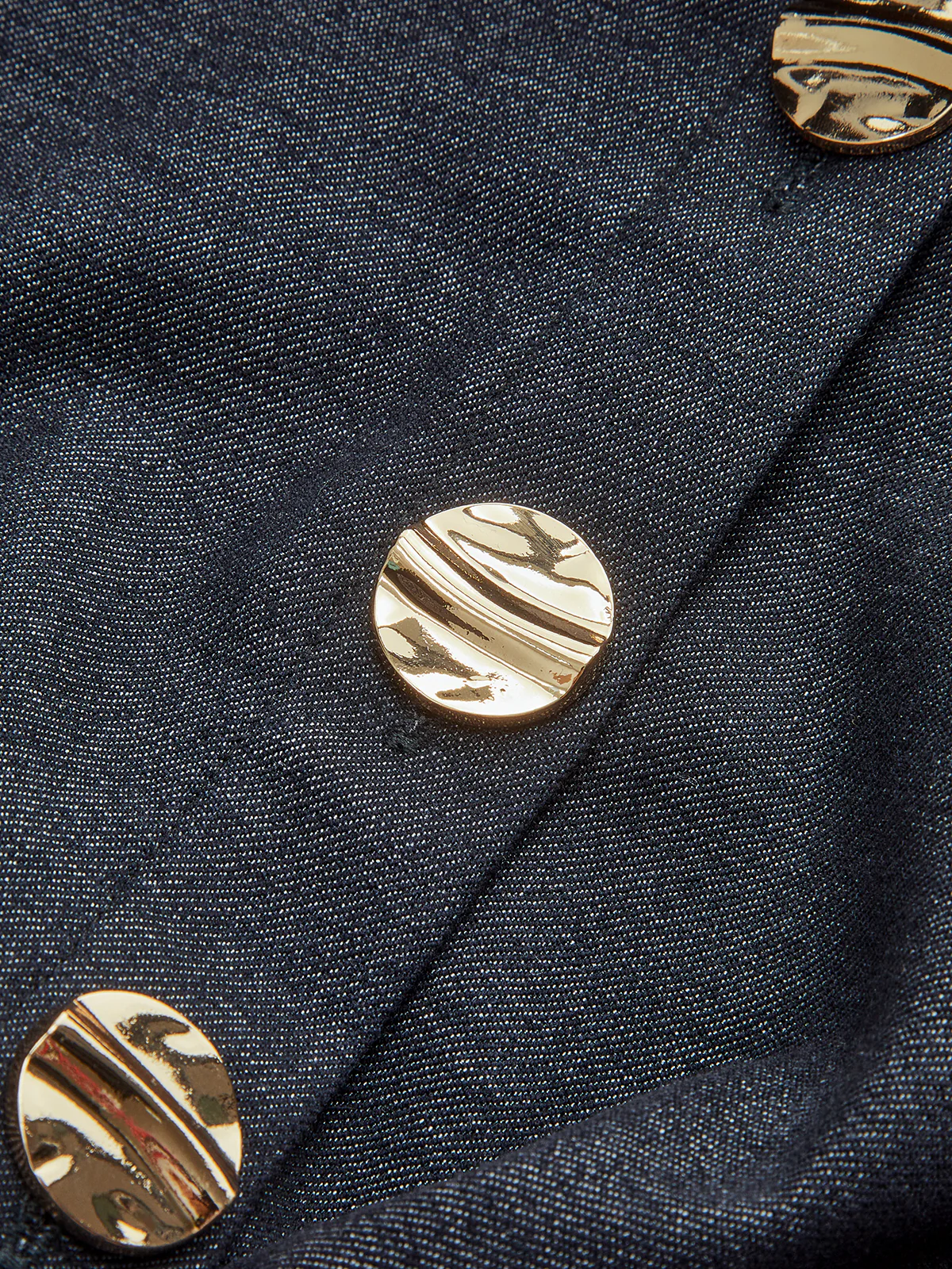Metal Button Twist Shirt - Image 4