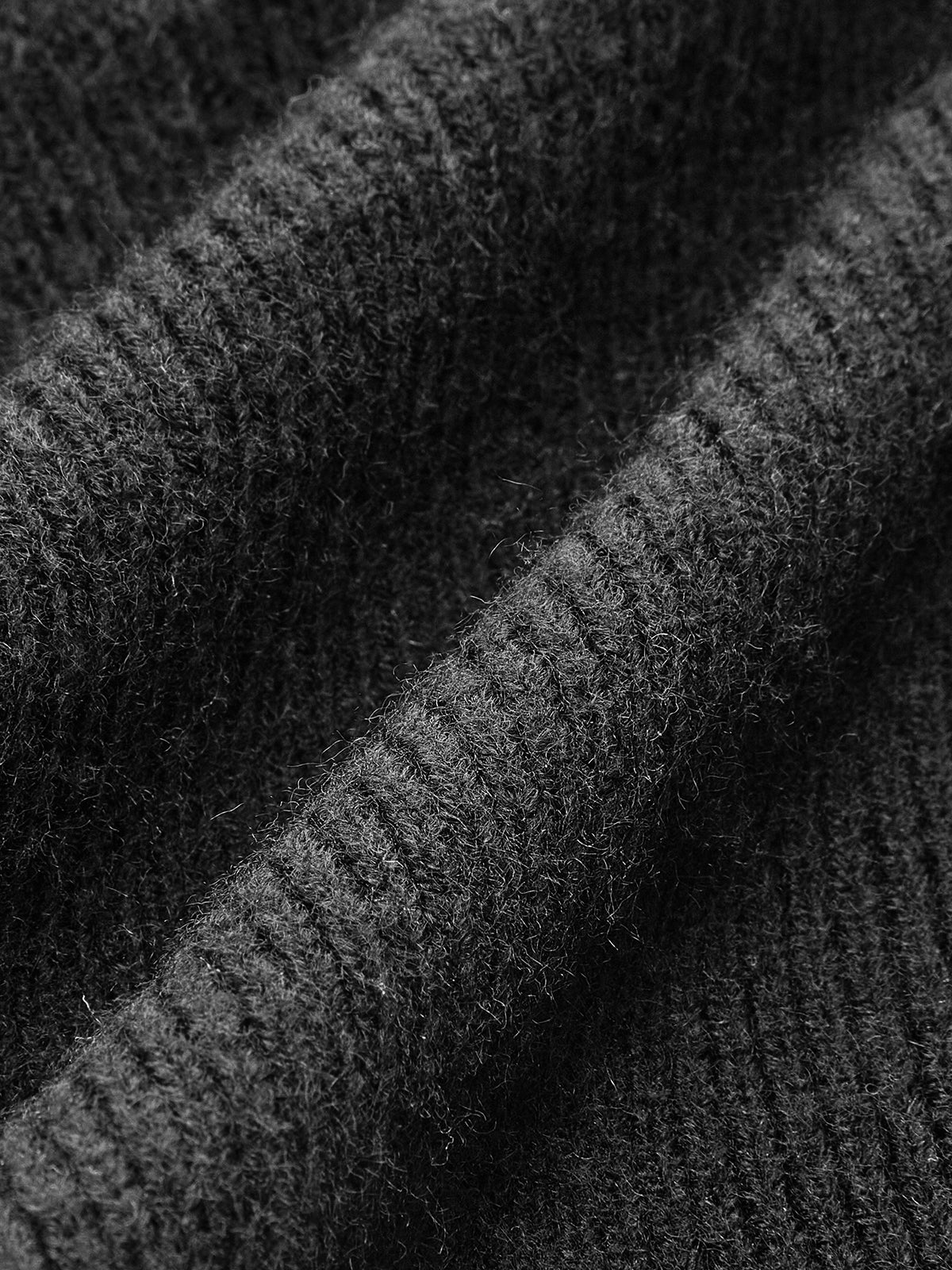 Metal Button V-Neck Sweater - Image 5