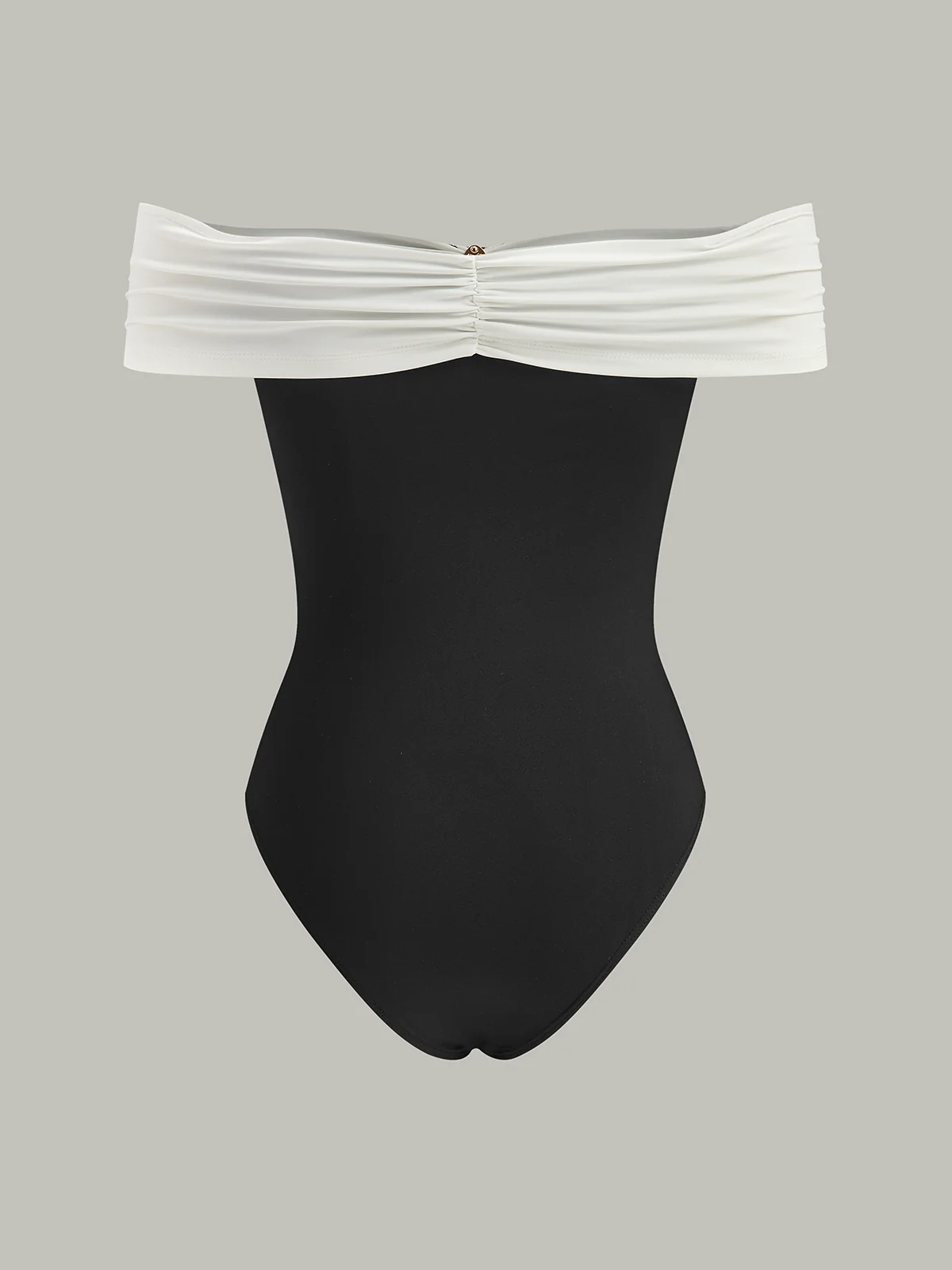 Metal Decor Off-Shoulder Bodysuit - Image 5