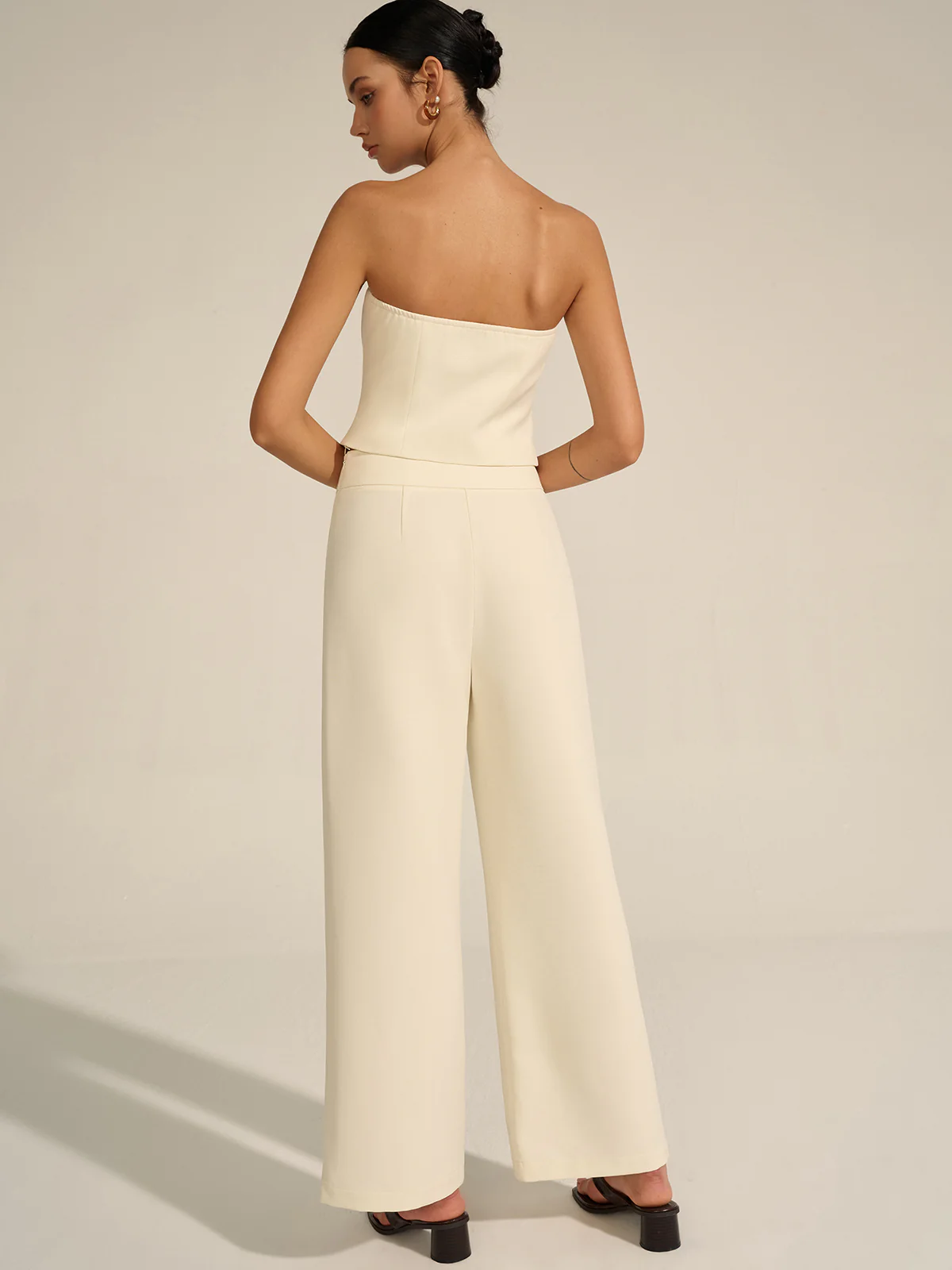 Metal Decor Mid-Waist Pants - Image 5