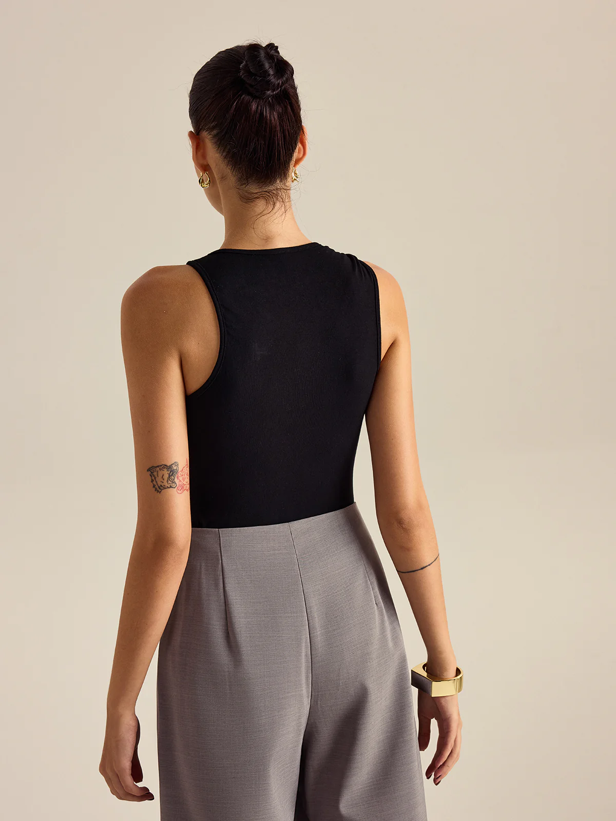 Metal Decor Sleeveless Top - Image 6