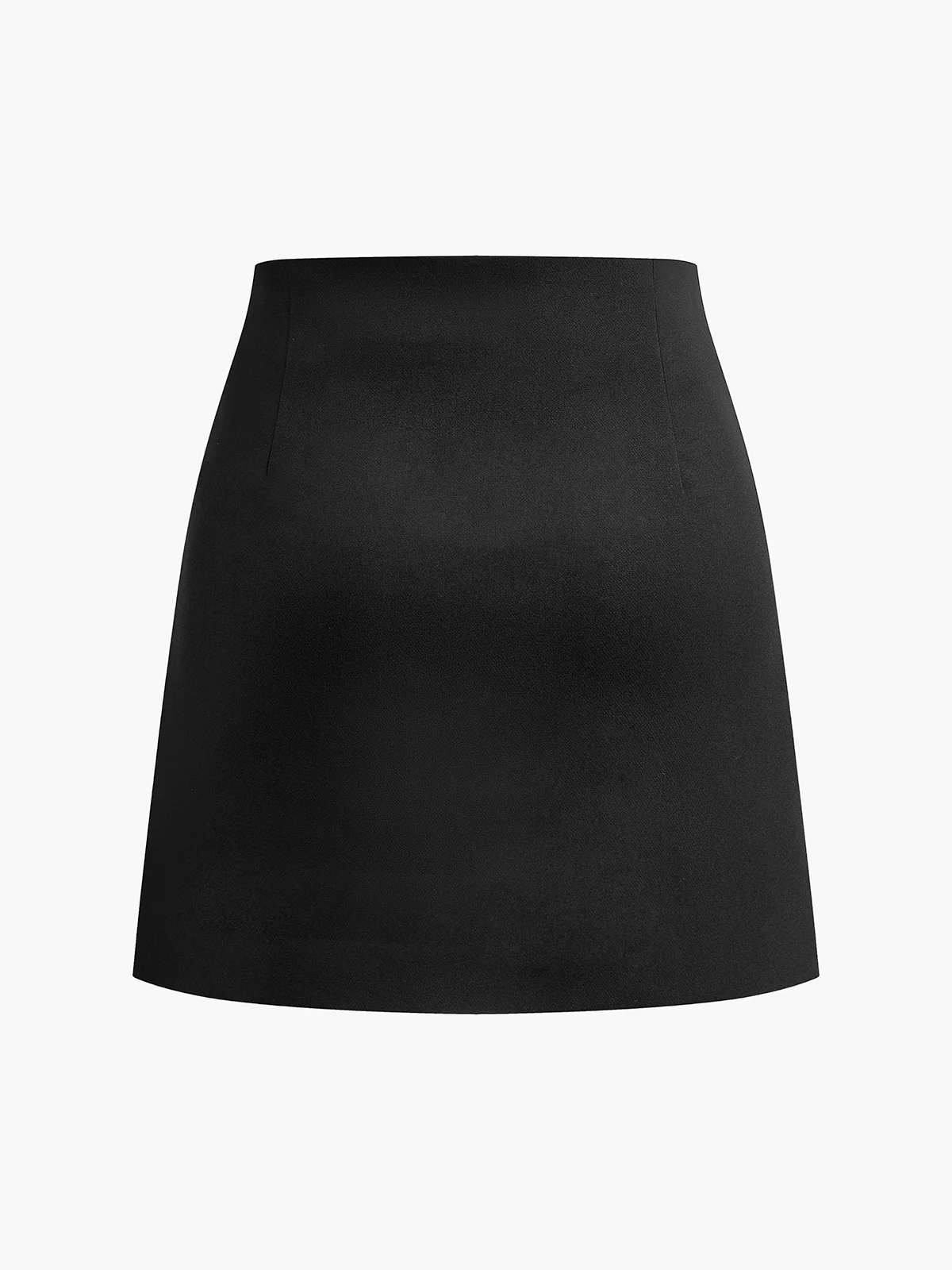 Metal-Decor Zipper Mini Skirt - Image 8